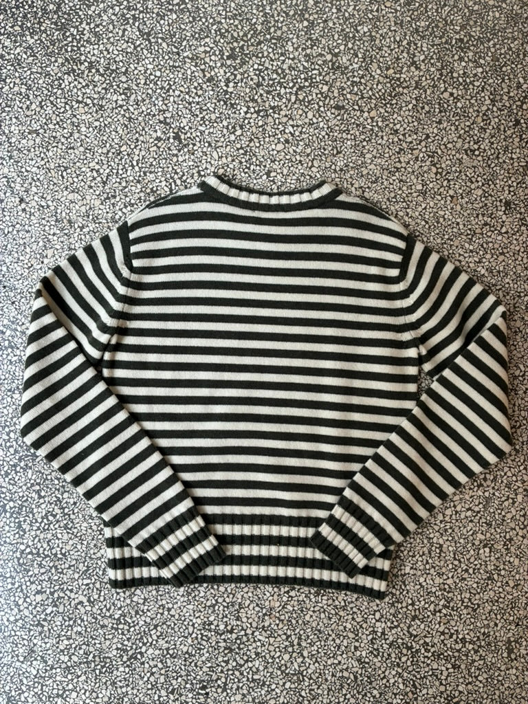 BENJAMIN JUMPER STRIPE / NATURAL-MOSS