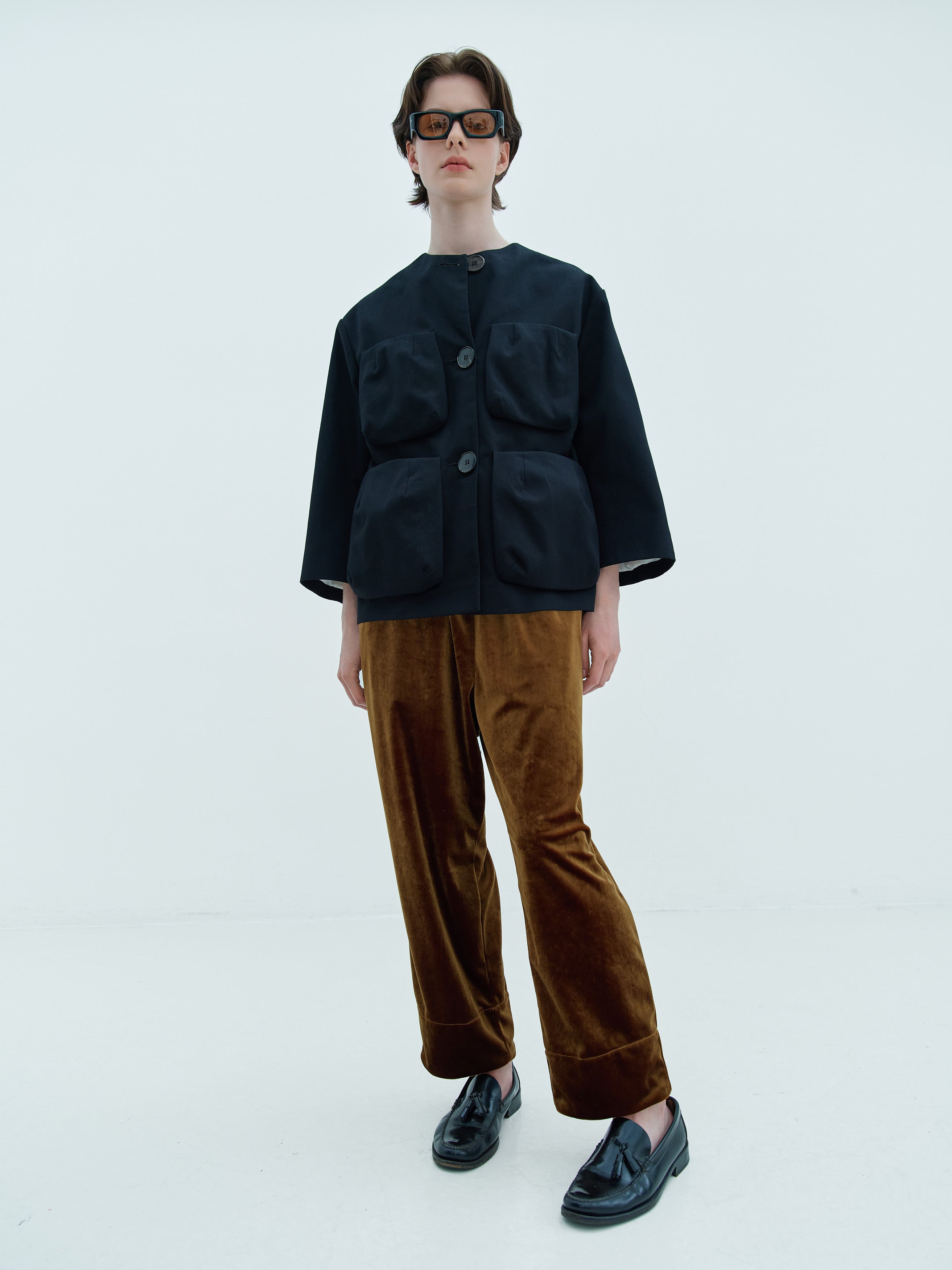 ANAIS JACKET / BLACK TWILL
