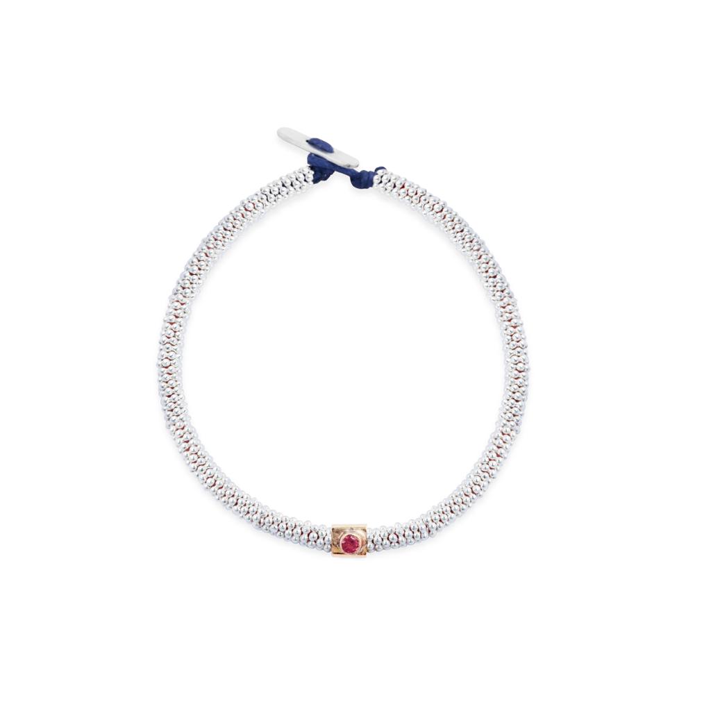 NAFSU INDIA BRACELET / PINK RUBY