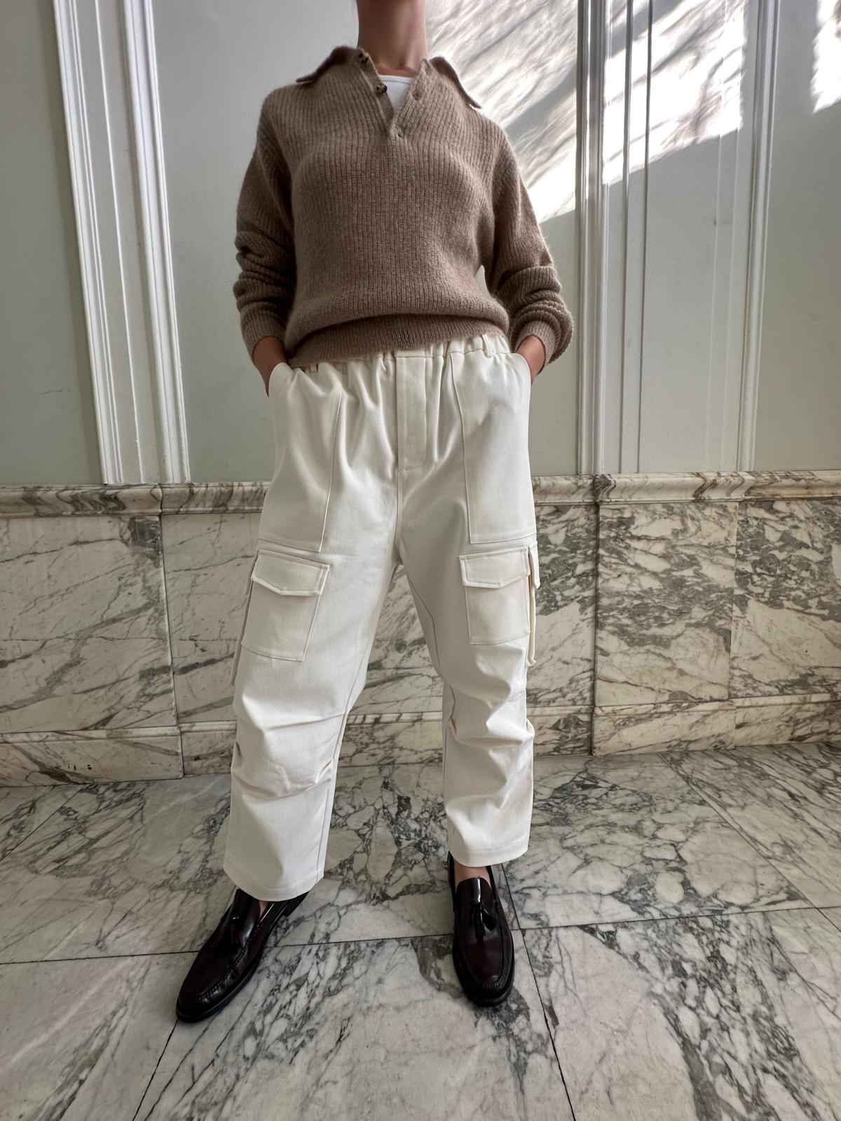 CARGO PANTS / CREAM