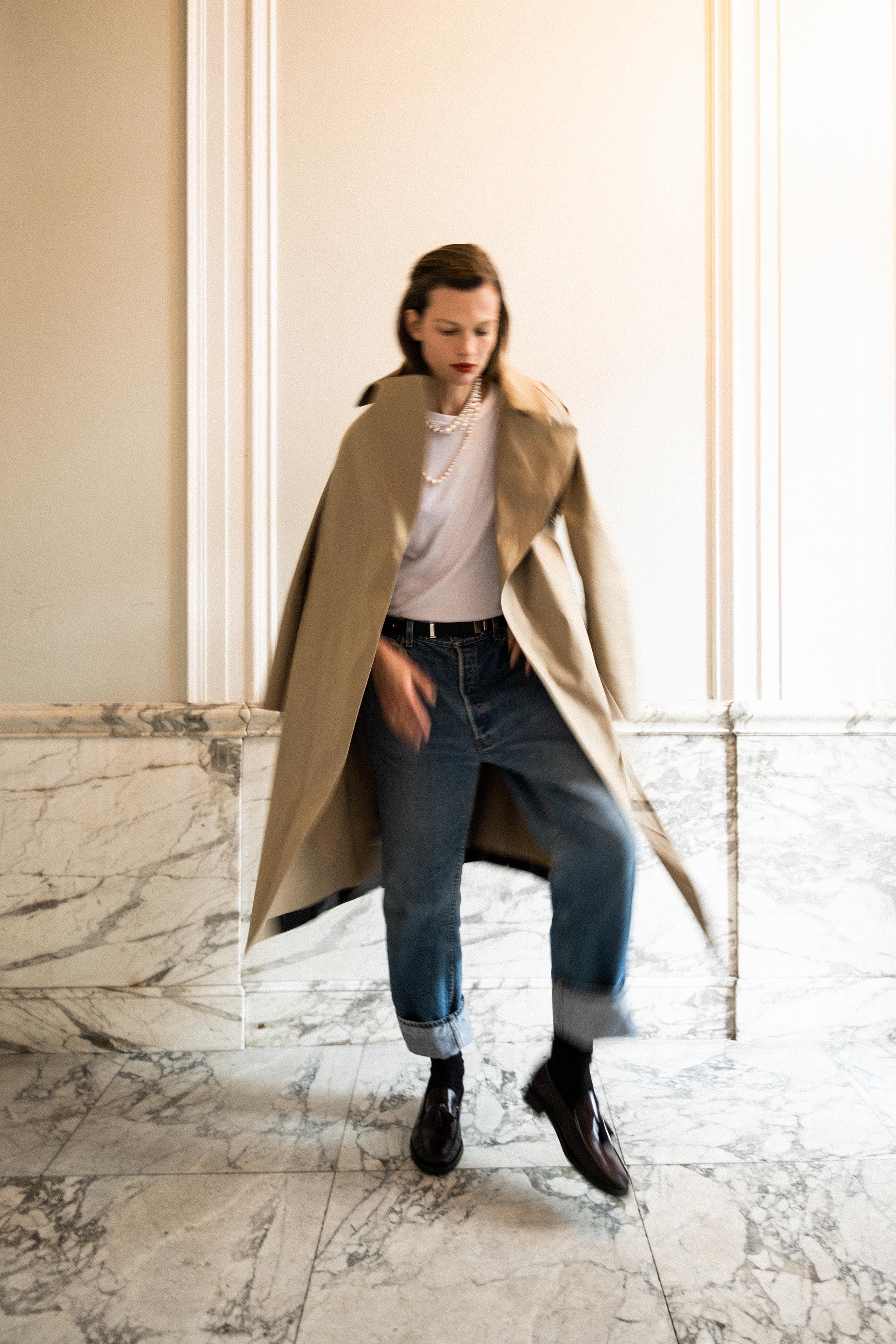 RIKA STUDIOS X MACKINTOSH, KINTORE TRENCH COAT / FAWN