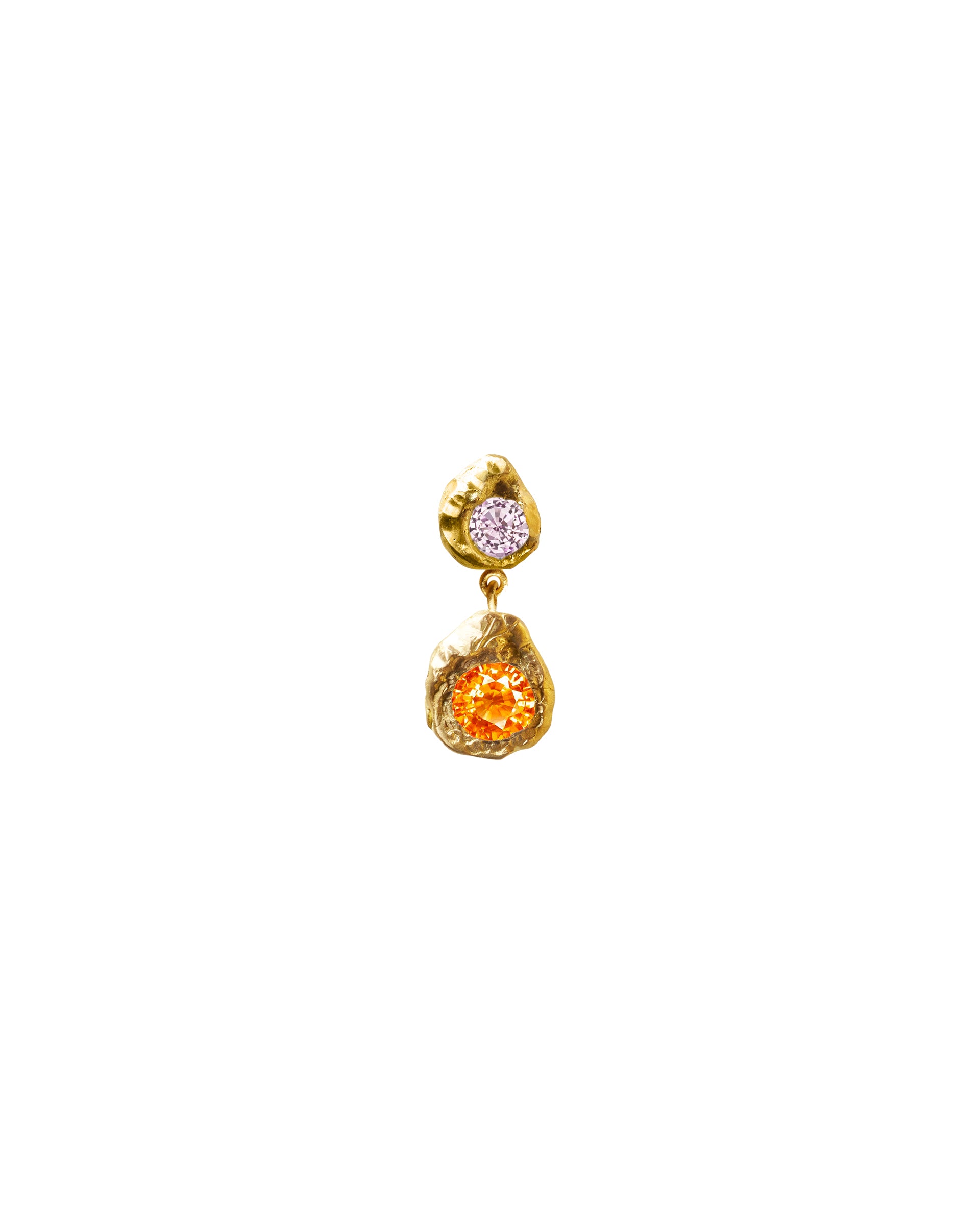 ELHANATI, RUDINA 0,30CT 18K GOLD EARRING, SINGLE
