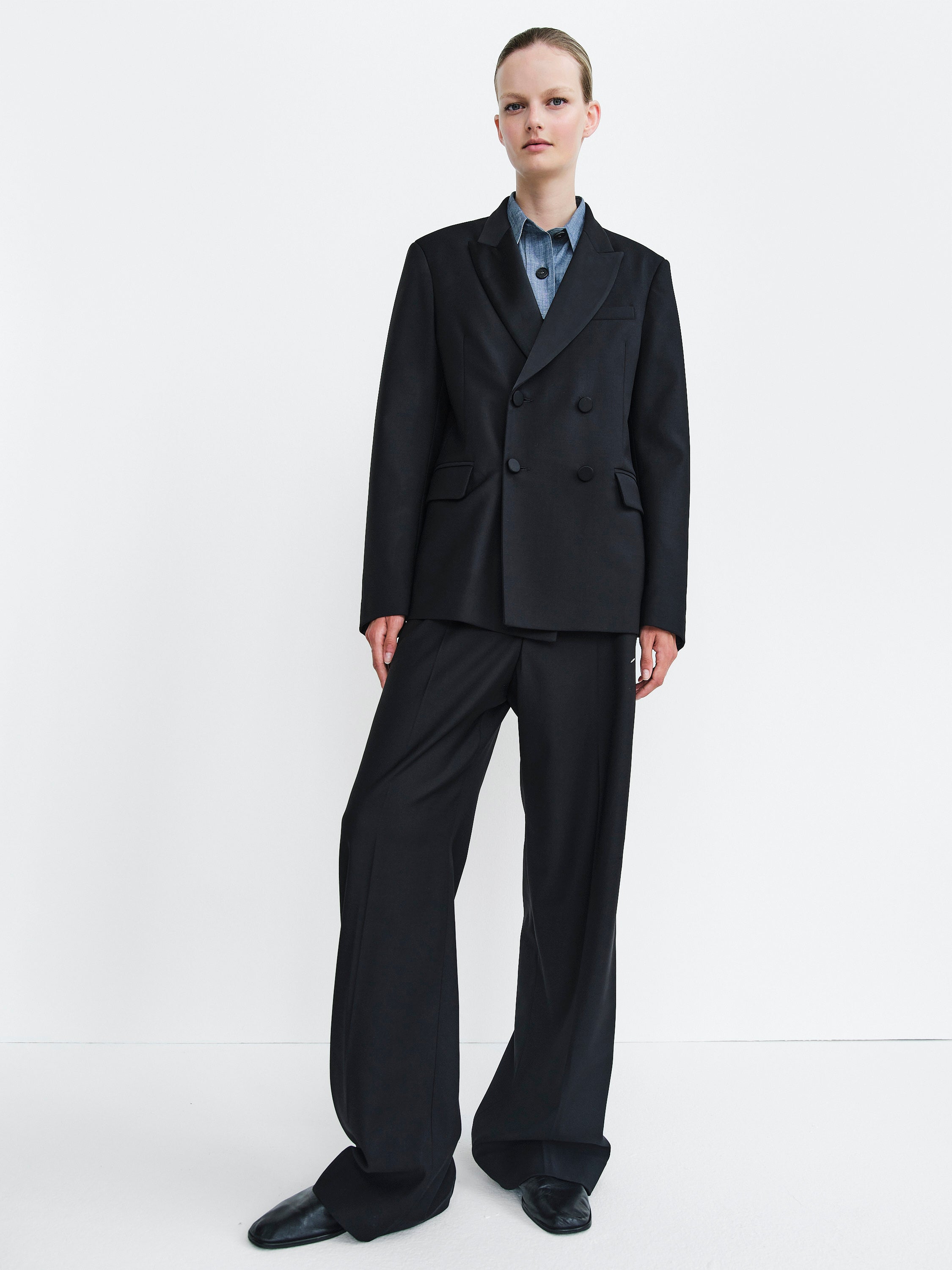 TUXEDO PANTS / BLACK