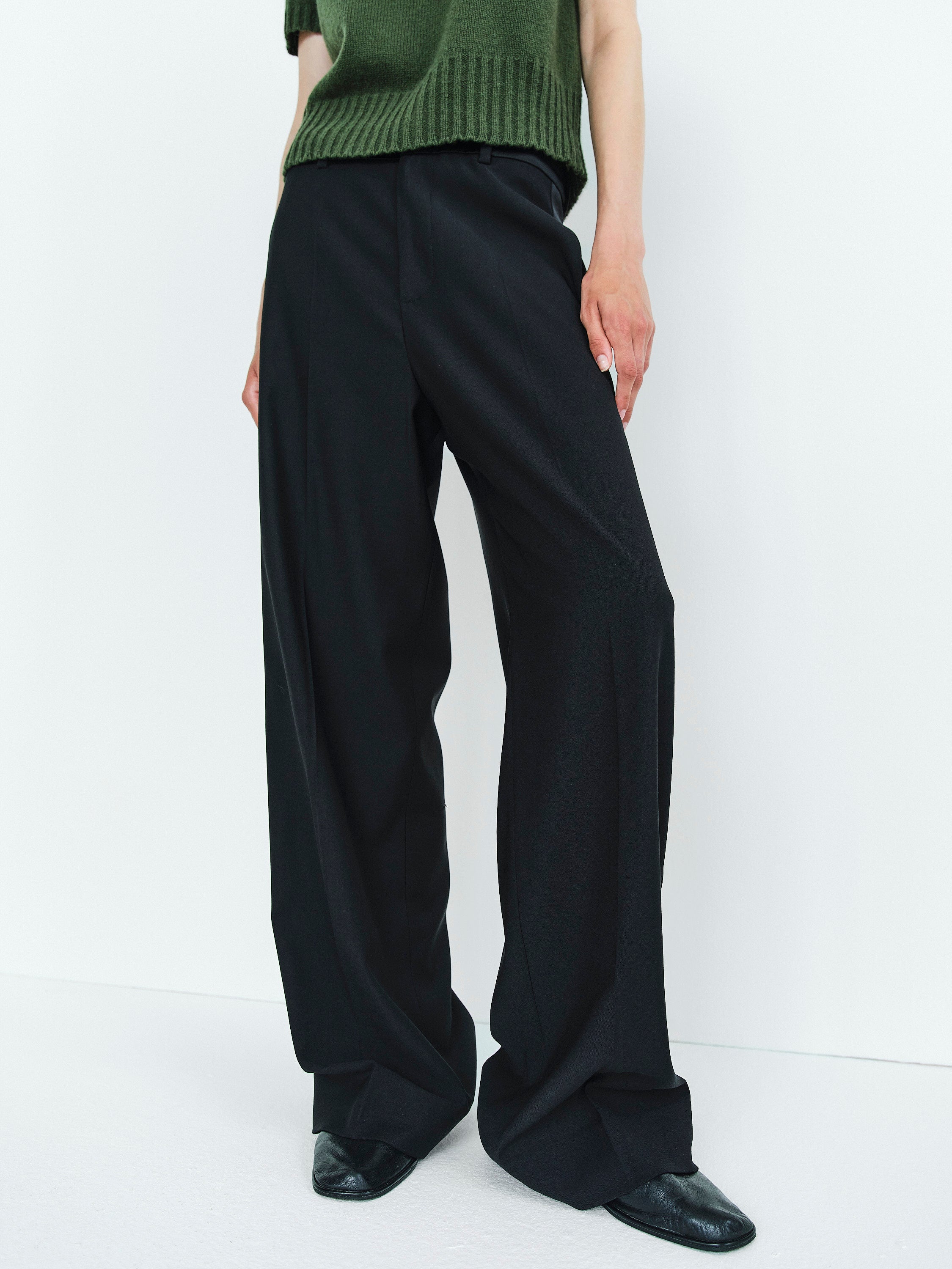 TUXEDO PANTS / BLACK