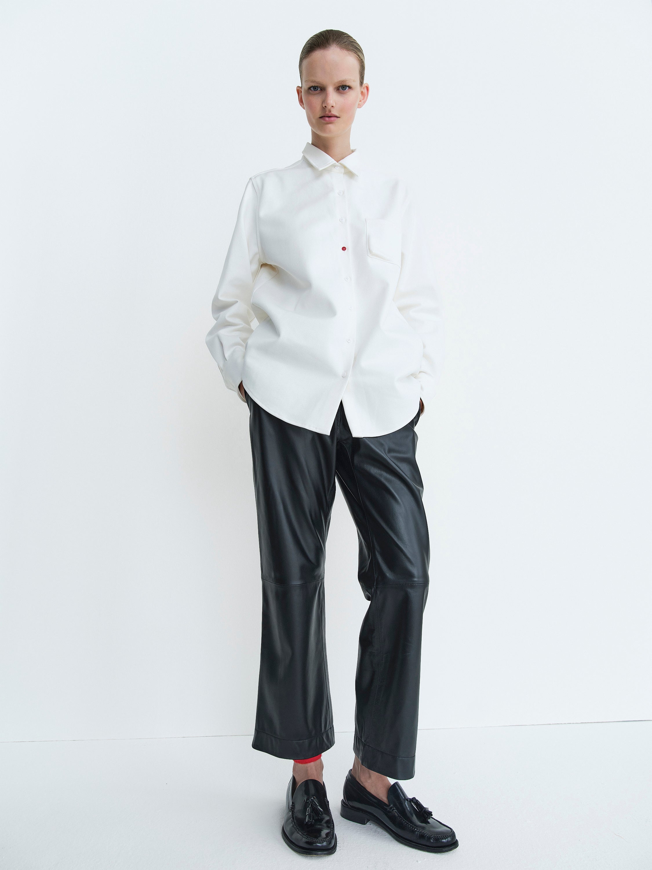 TOM PANTS / BLACK NAPPA