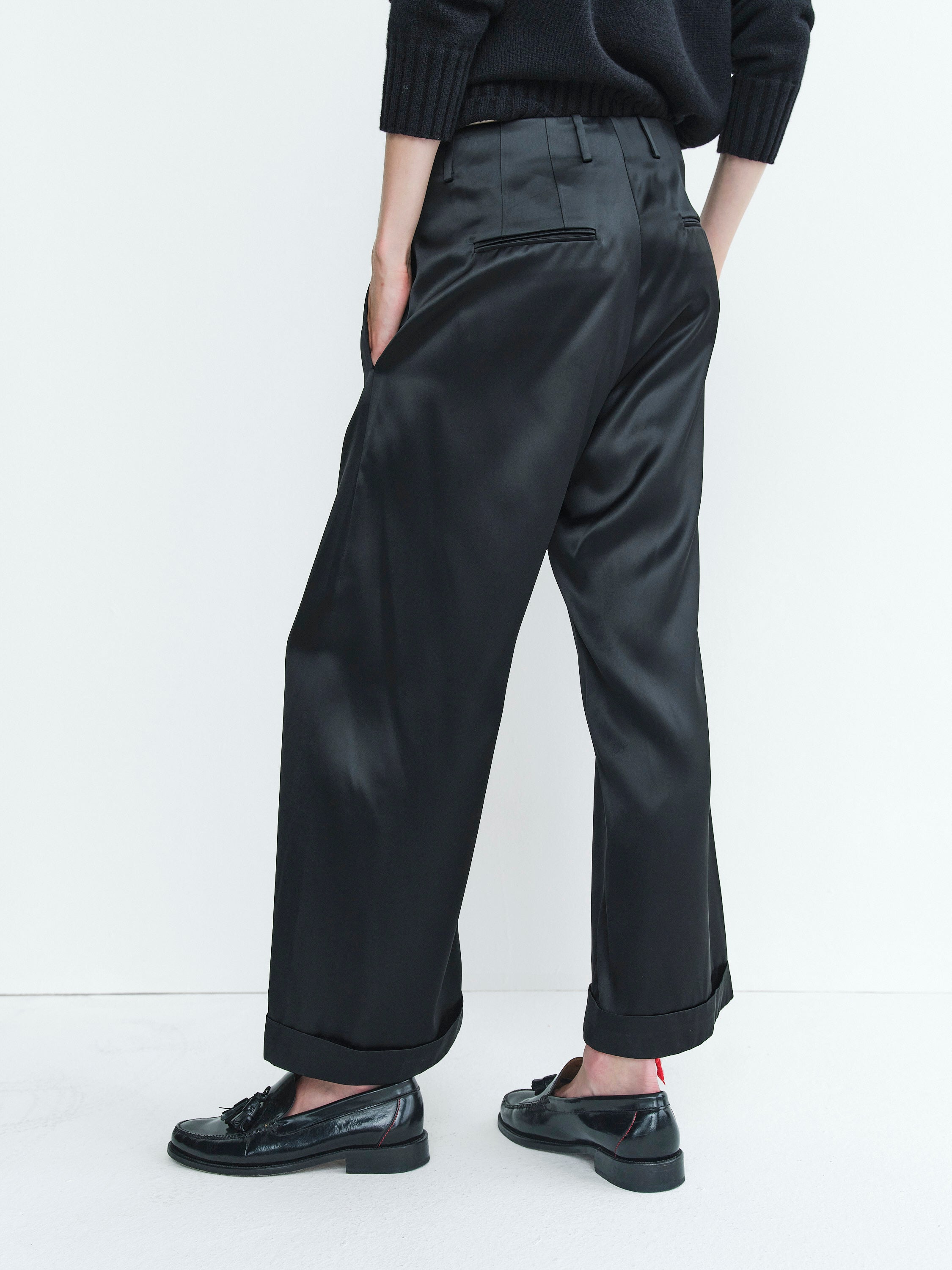 TILDA PANTS / BLACK VISCOSE