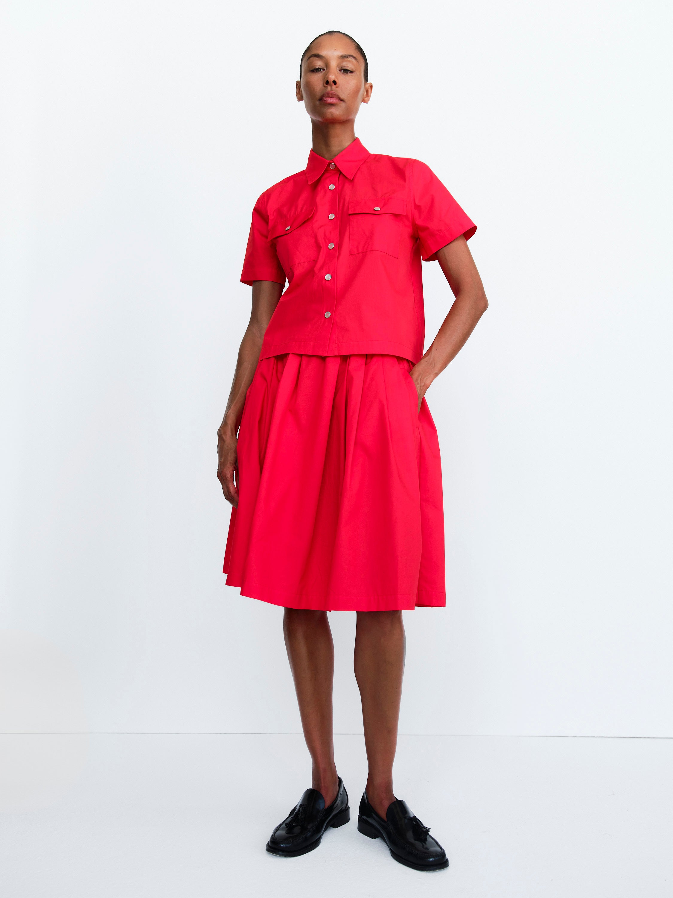 KNOX SHIRT / TRAFFIC RED
