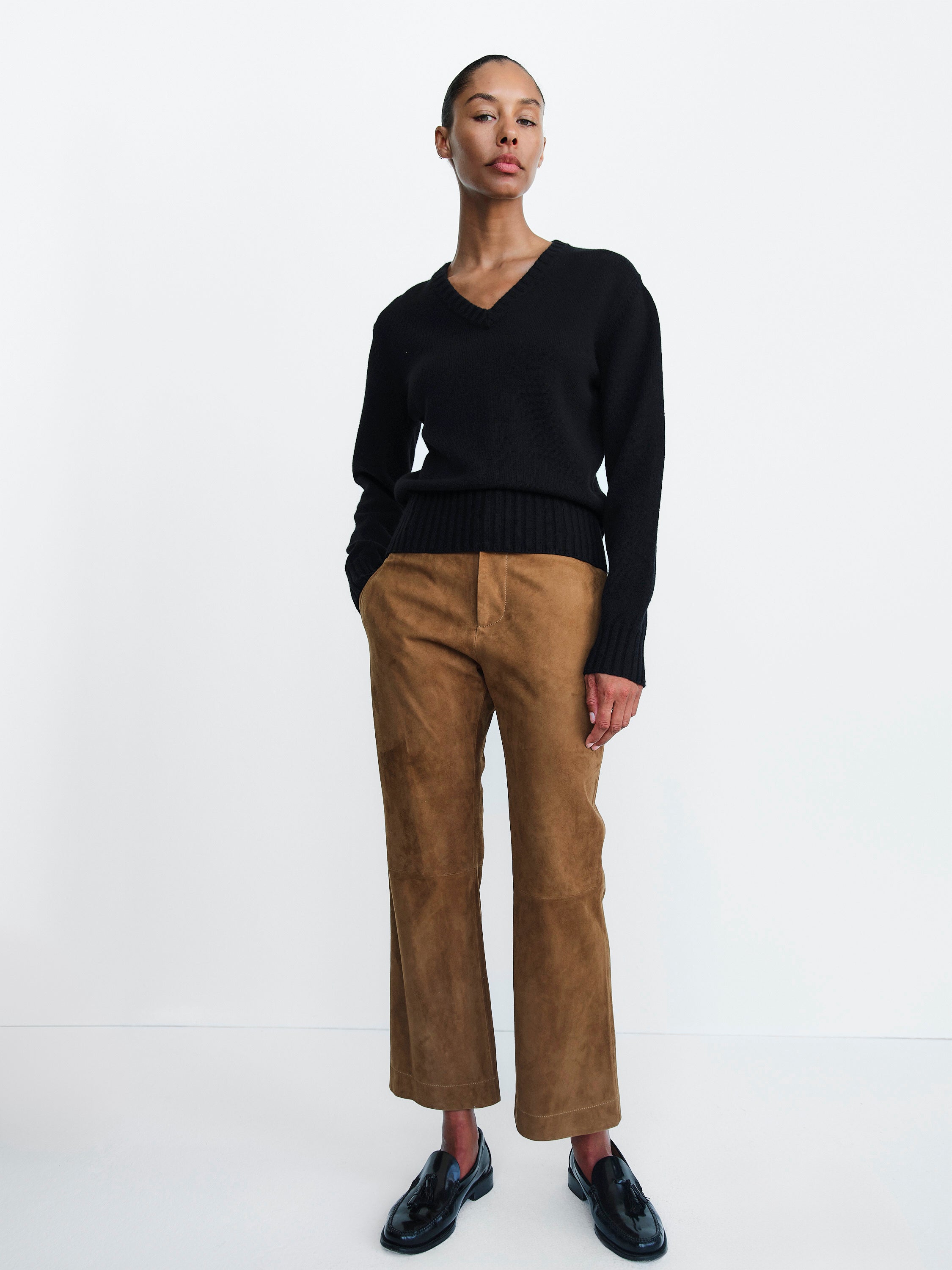 TOM PANTS / TOFFEE SUEDE