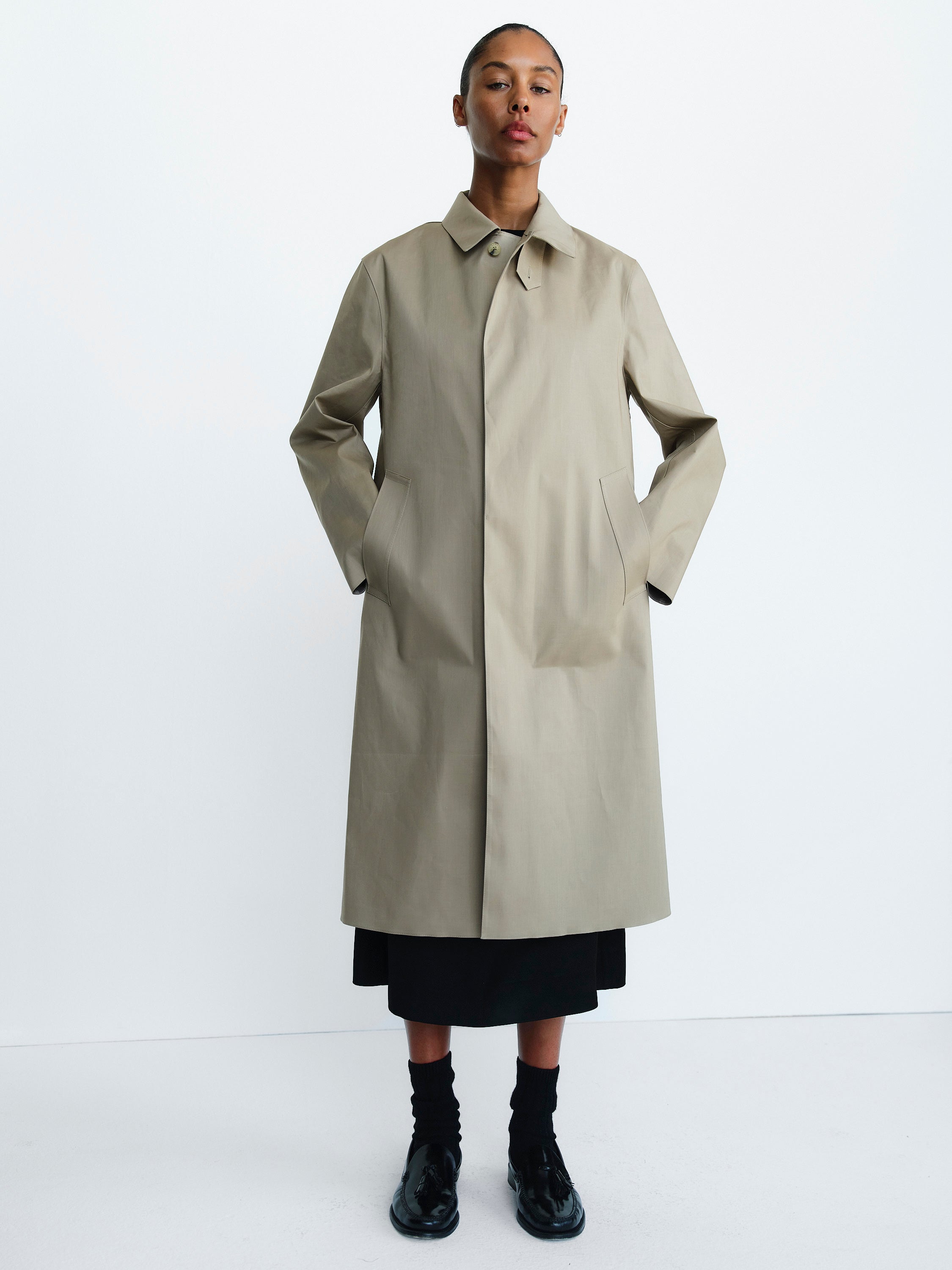 RIKA STUDIOS X MACKINTOSH, PARK AVENUE COAT / FAWN