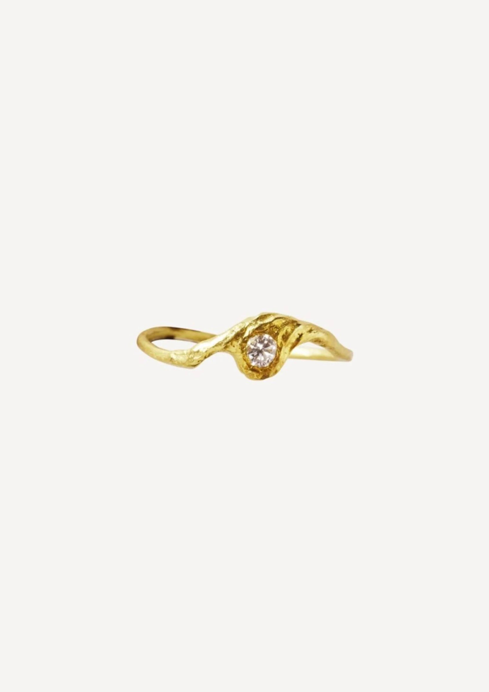 ELHANATI, IMAN 0,05CT PETITE DIAMOND 18K GOLD RING