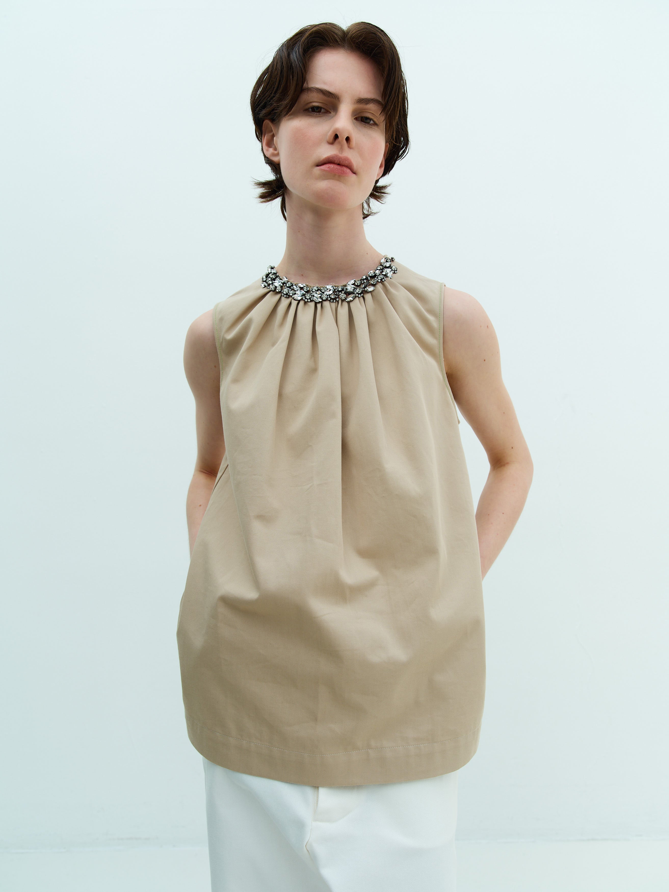 JOHN TOP / KHAKI TWILL