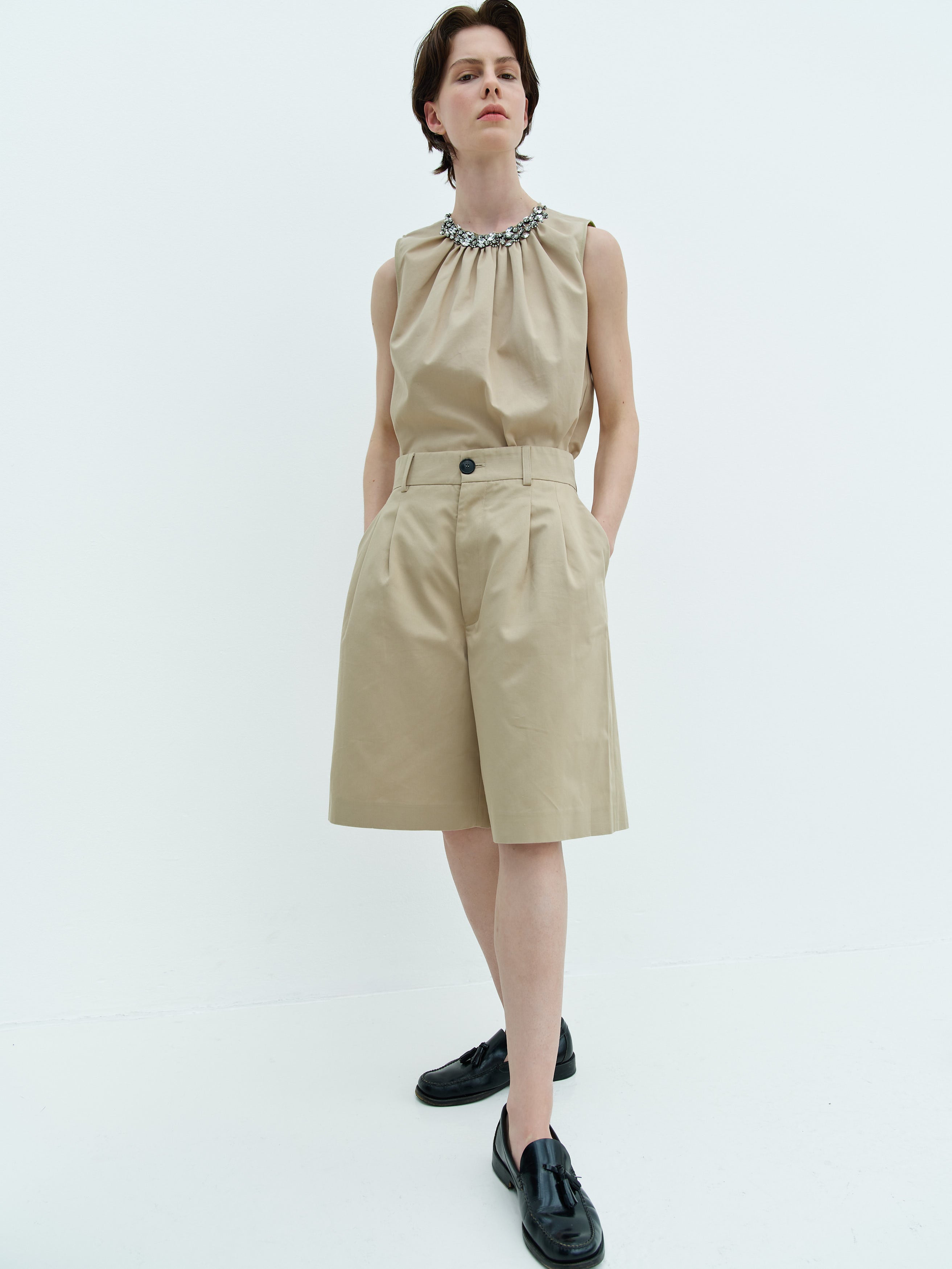 JOHN TOP / KHAKI TWILL
