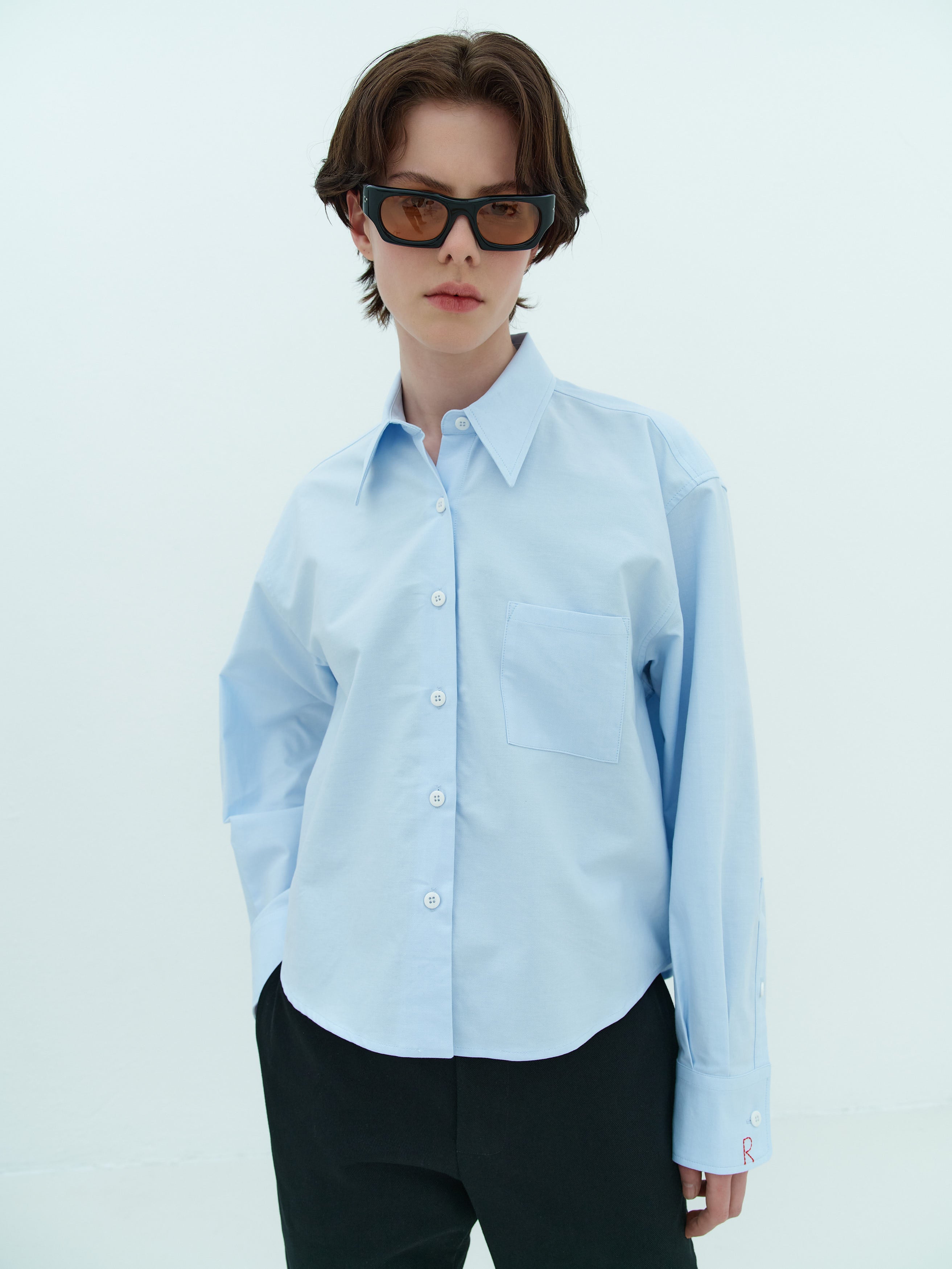 LOU LOU SHIRT / COOL BLUE