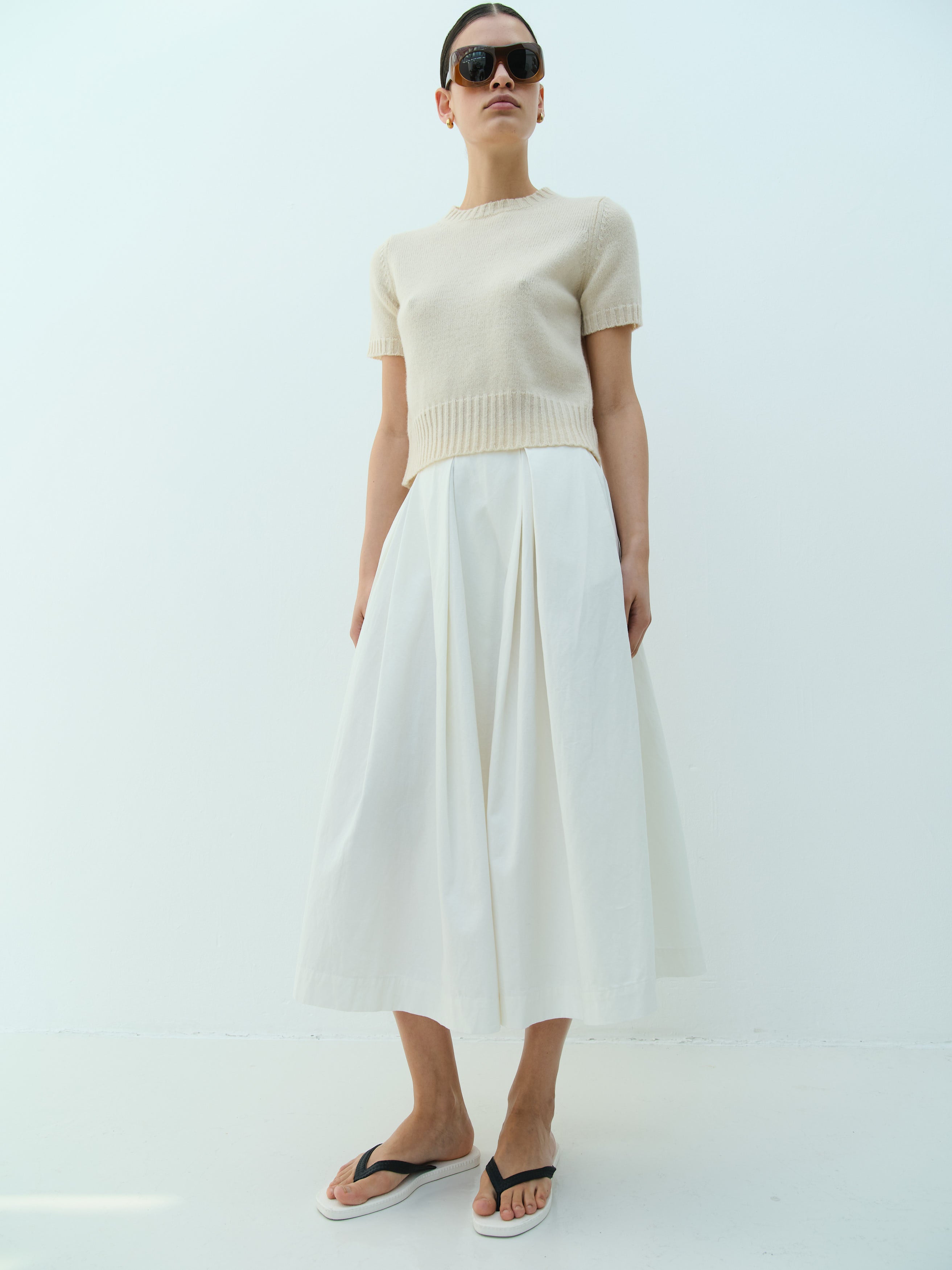 ROSE SKIRT / WHITE