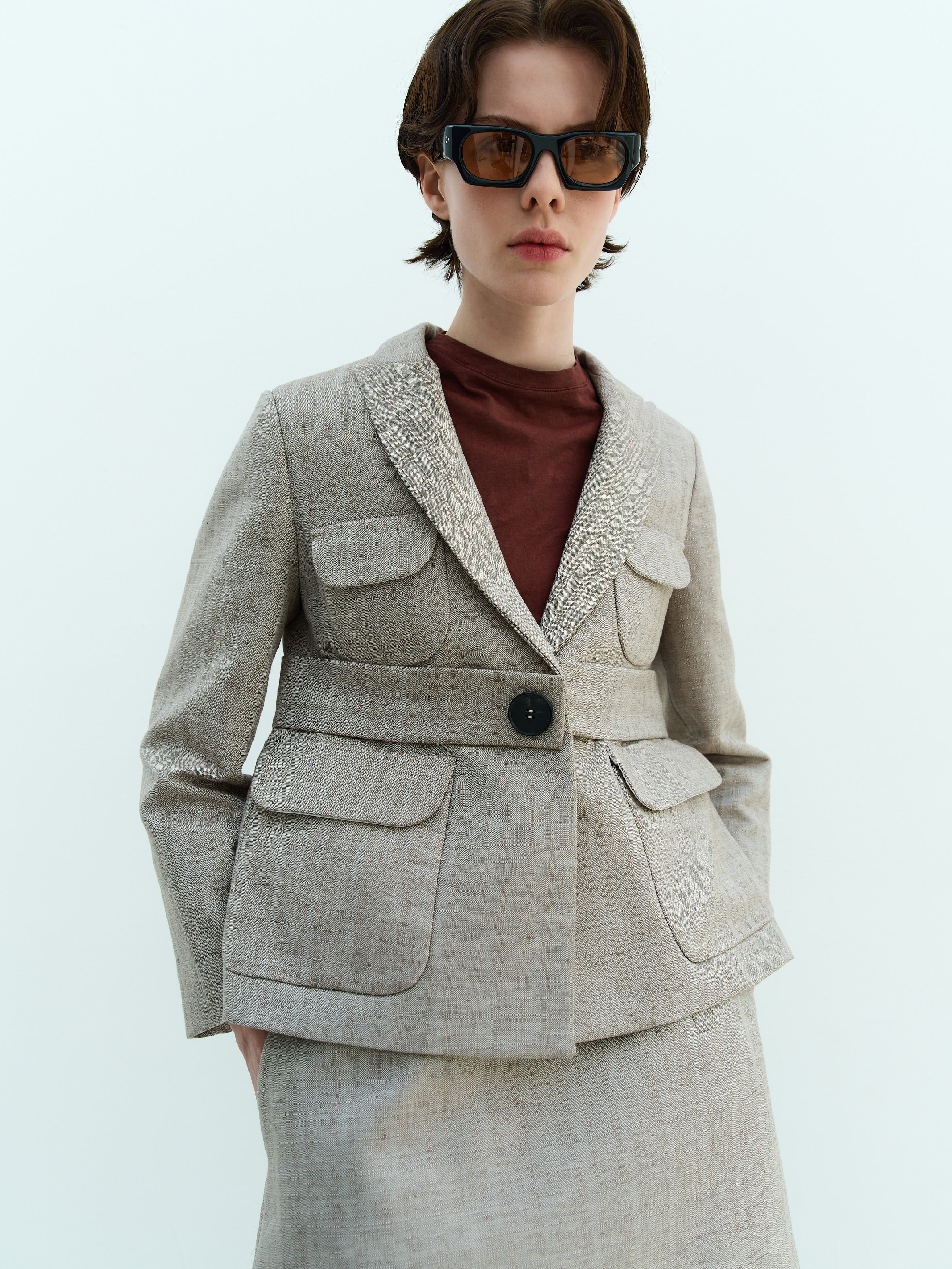 MARK JACKET / STONE