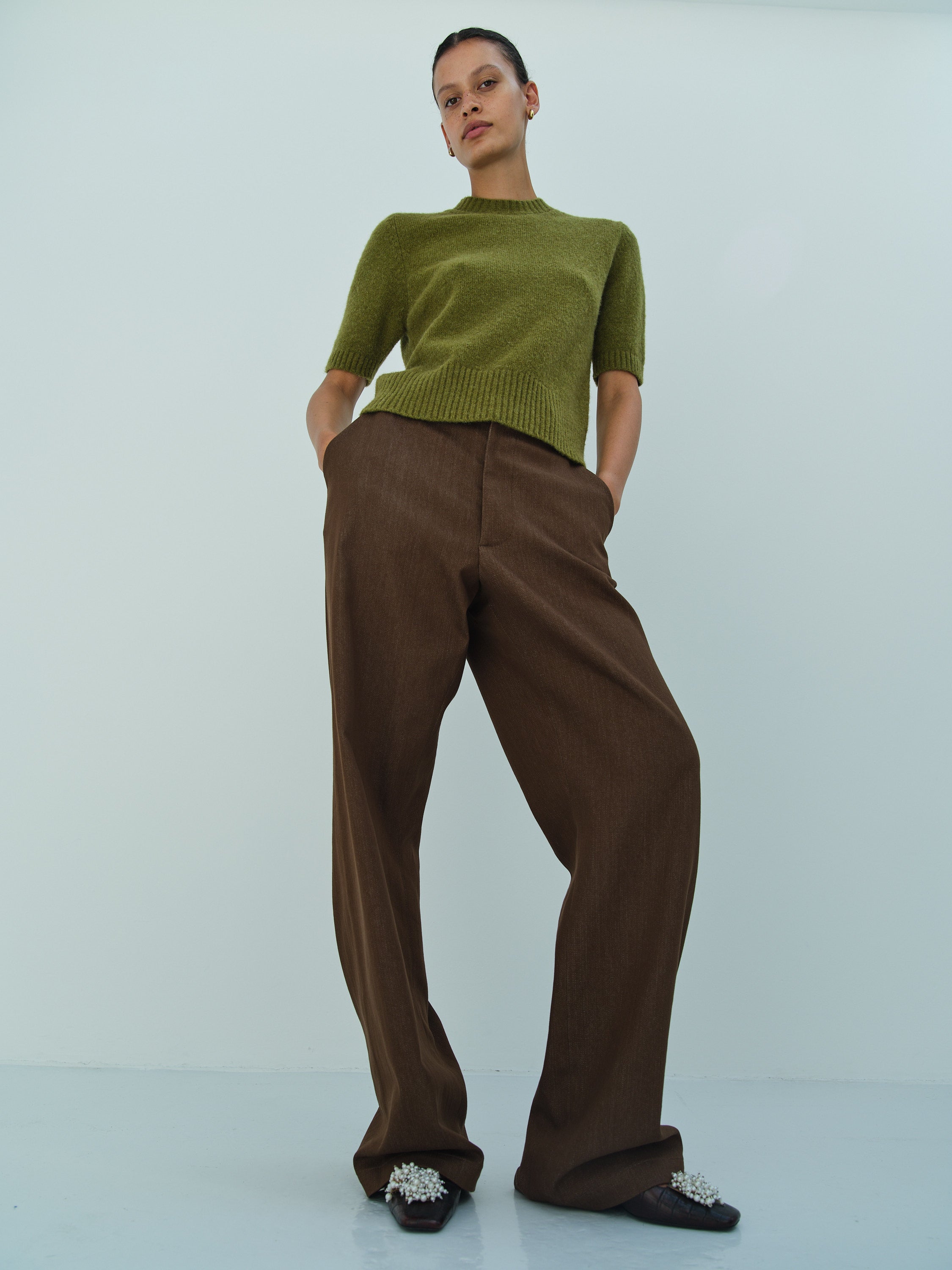 BOWIE PANTS / CHOCO