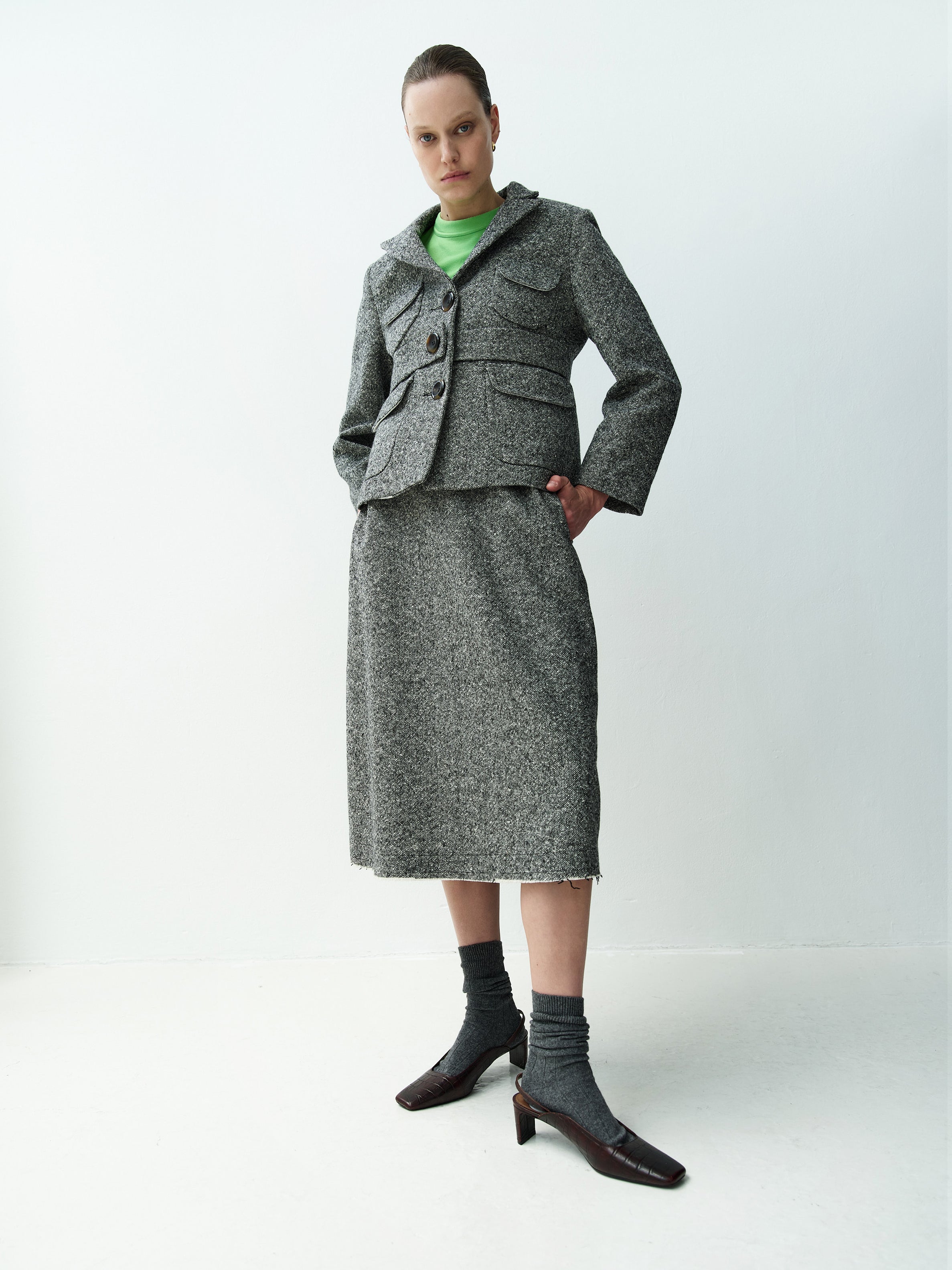 NICK SKIRT / SALT N' PEPPER
