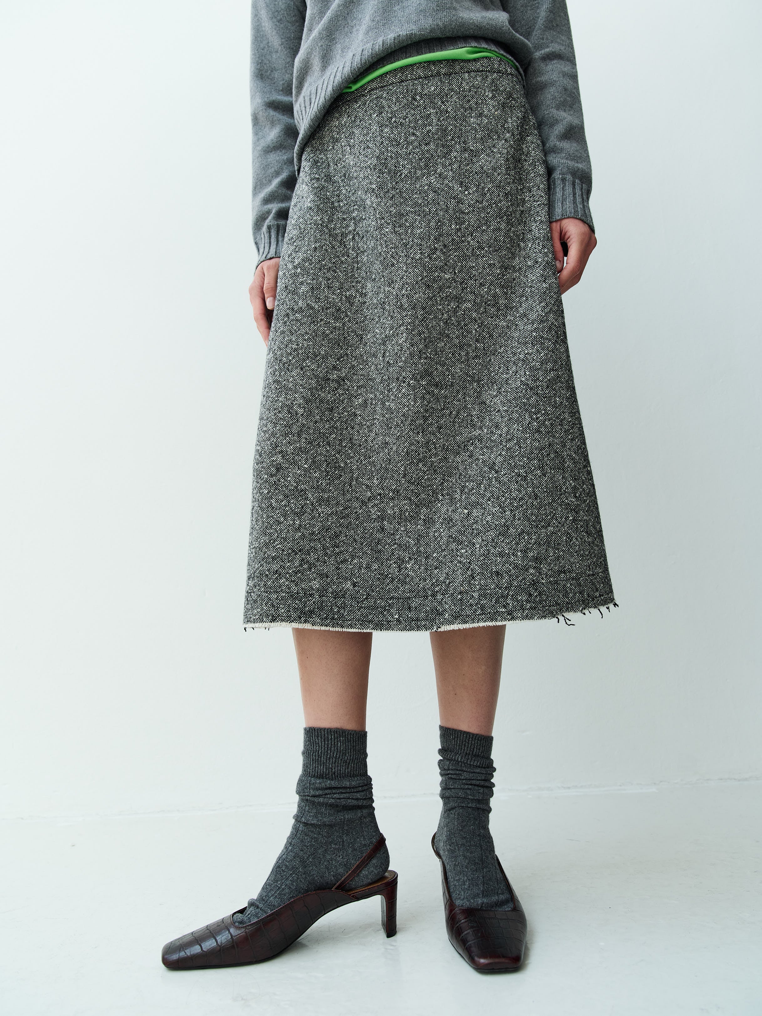 NICK SKIRT / SALT N' PEPPER