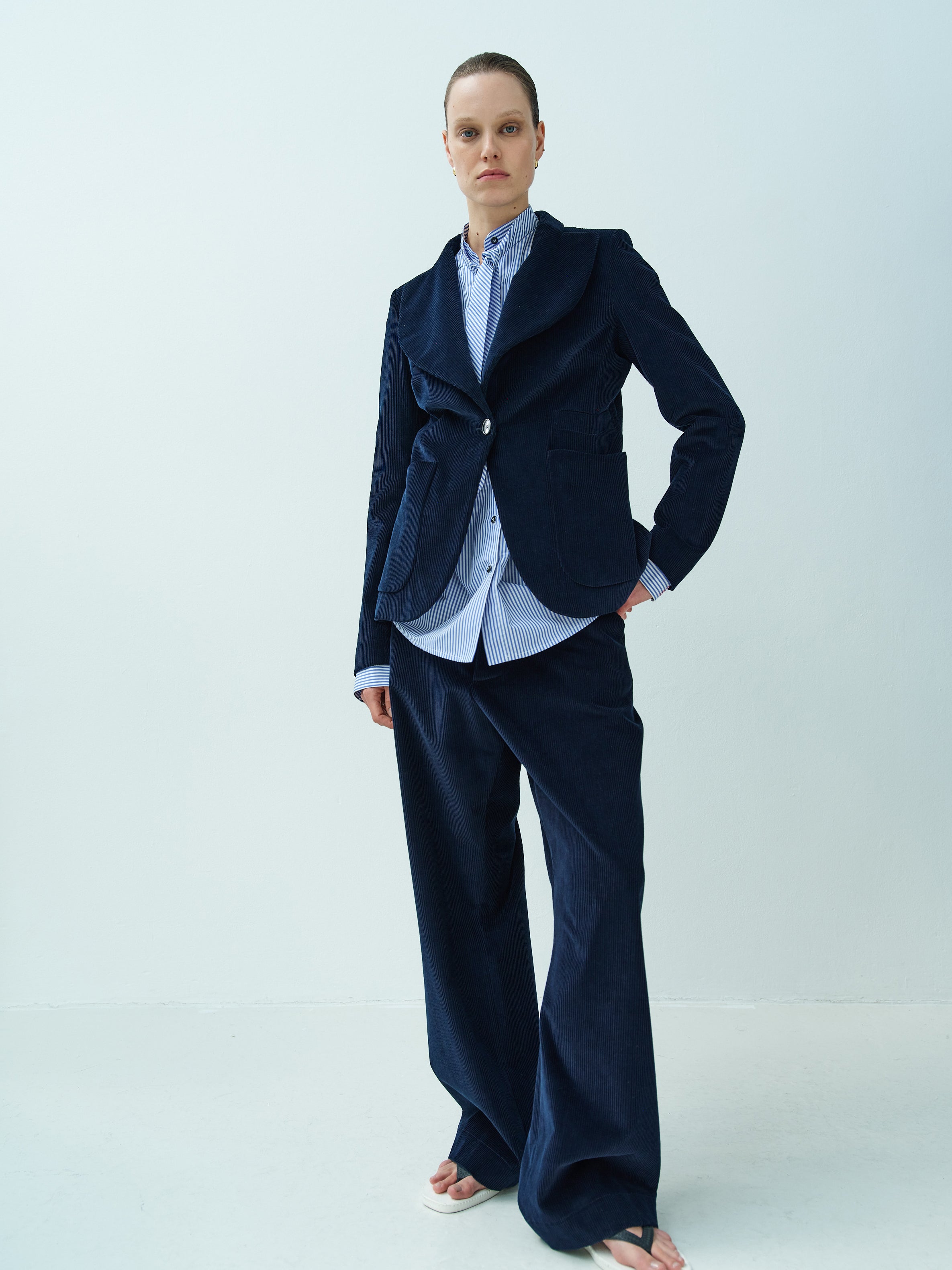 ROWAN PANTS / MIDNIGHT BLUE CORD