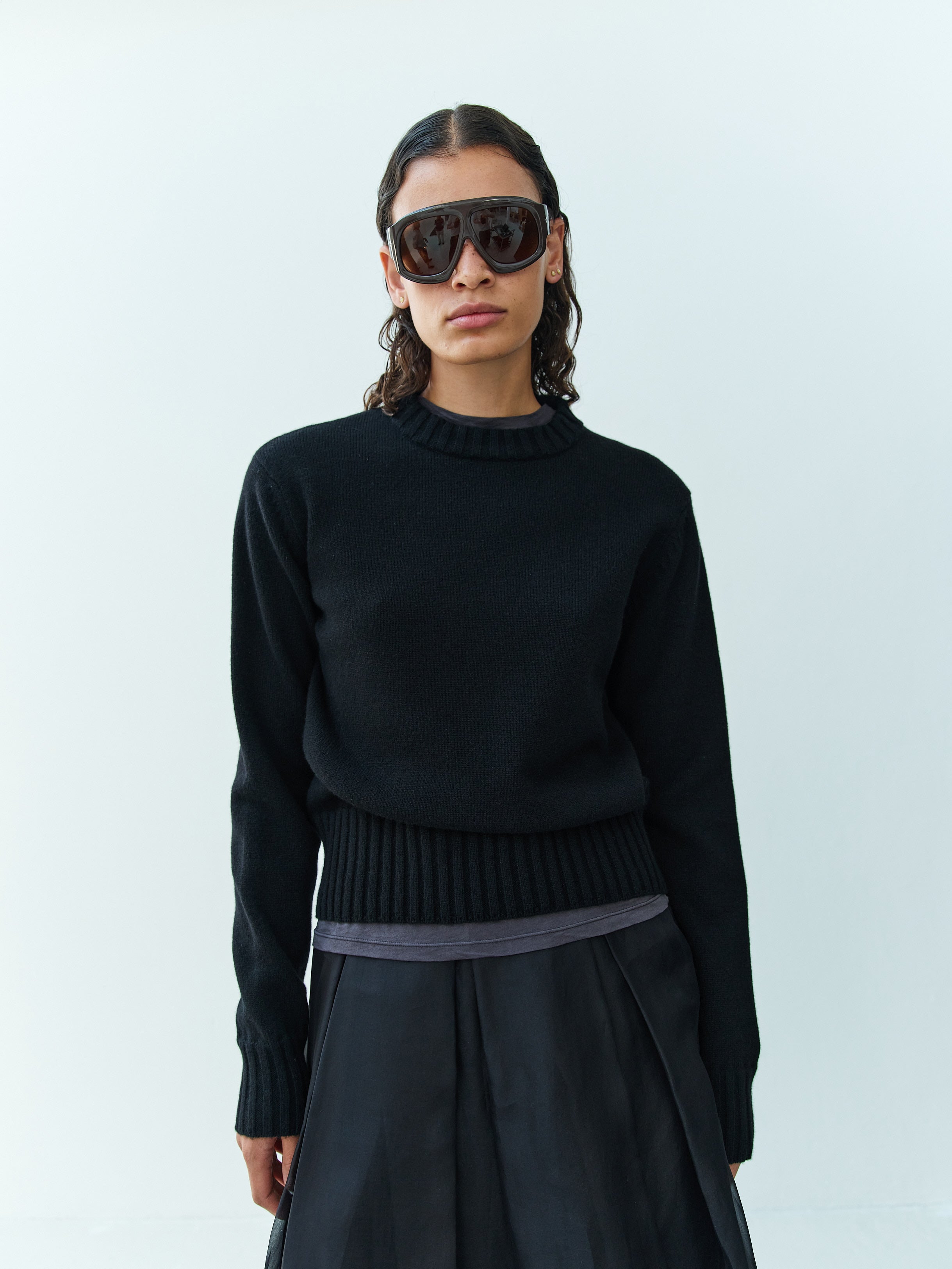 INEZ AND VINOODH JUMPER / BLACK