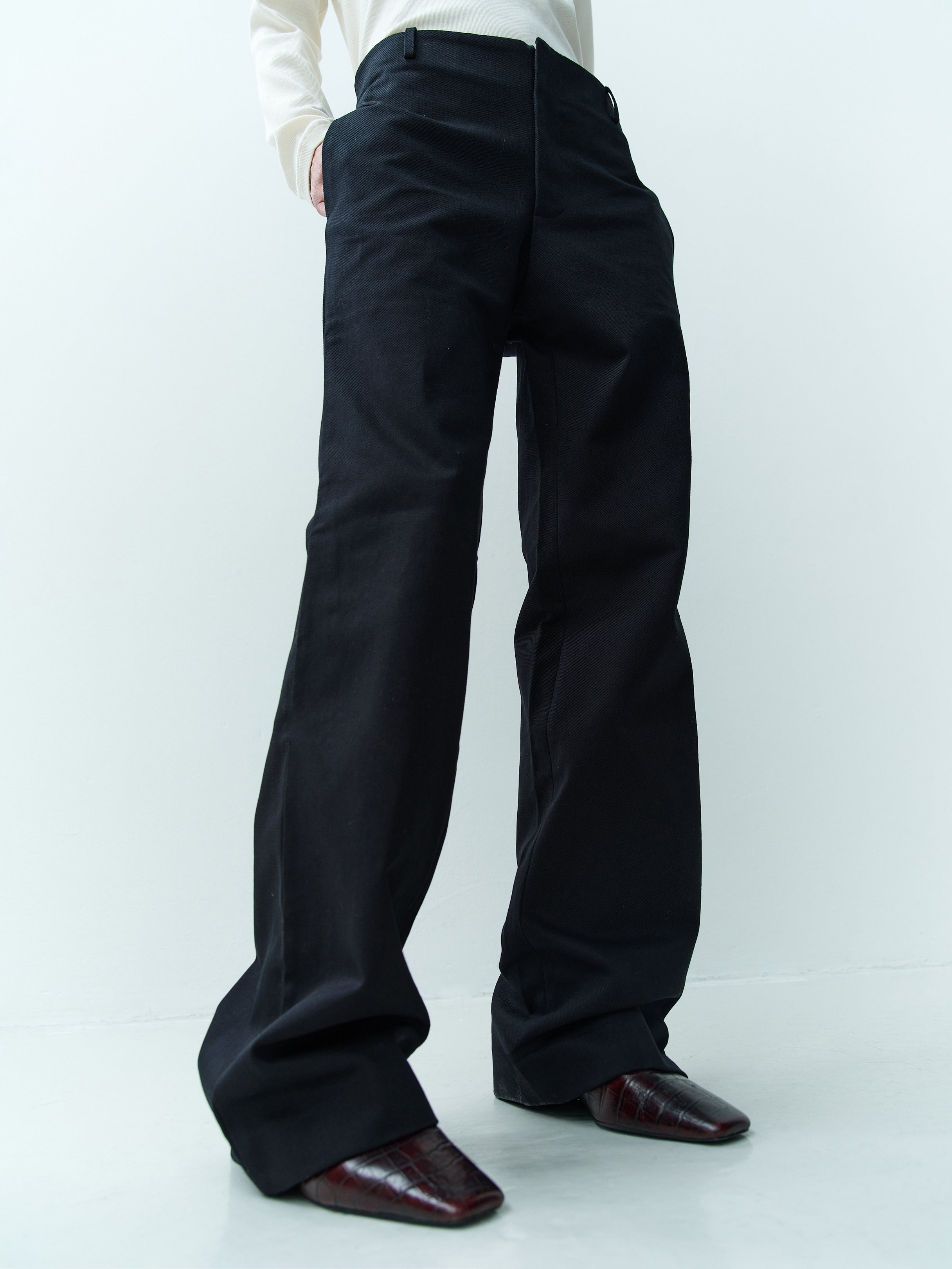 ALICE PANTS / BLACK TWILL