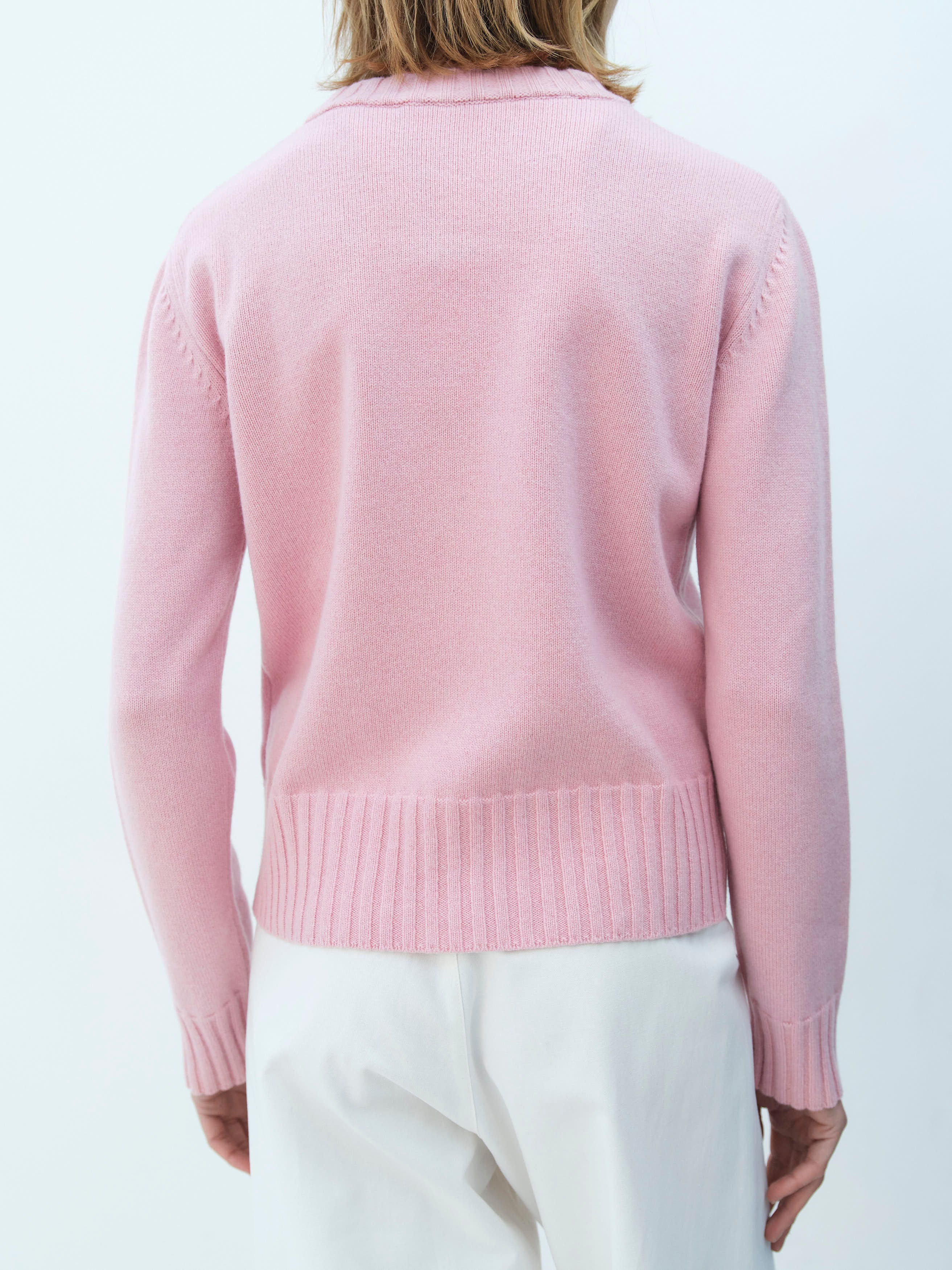 INEZ AND VINOODH JUMPER  / DUSTY ROSE