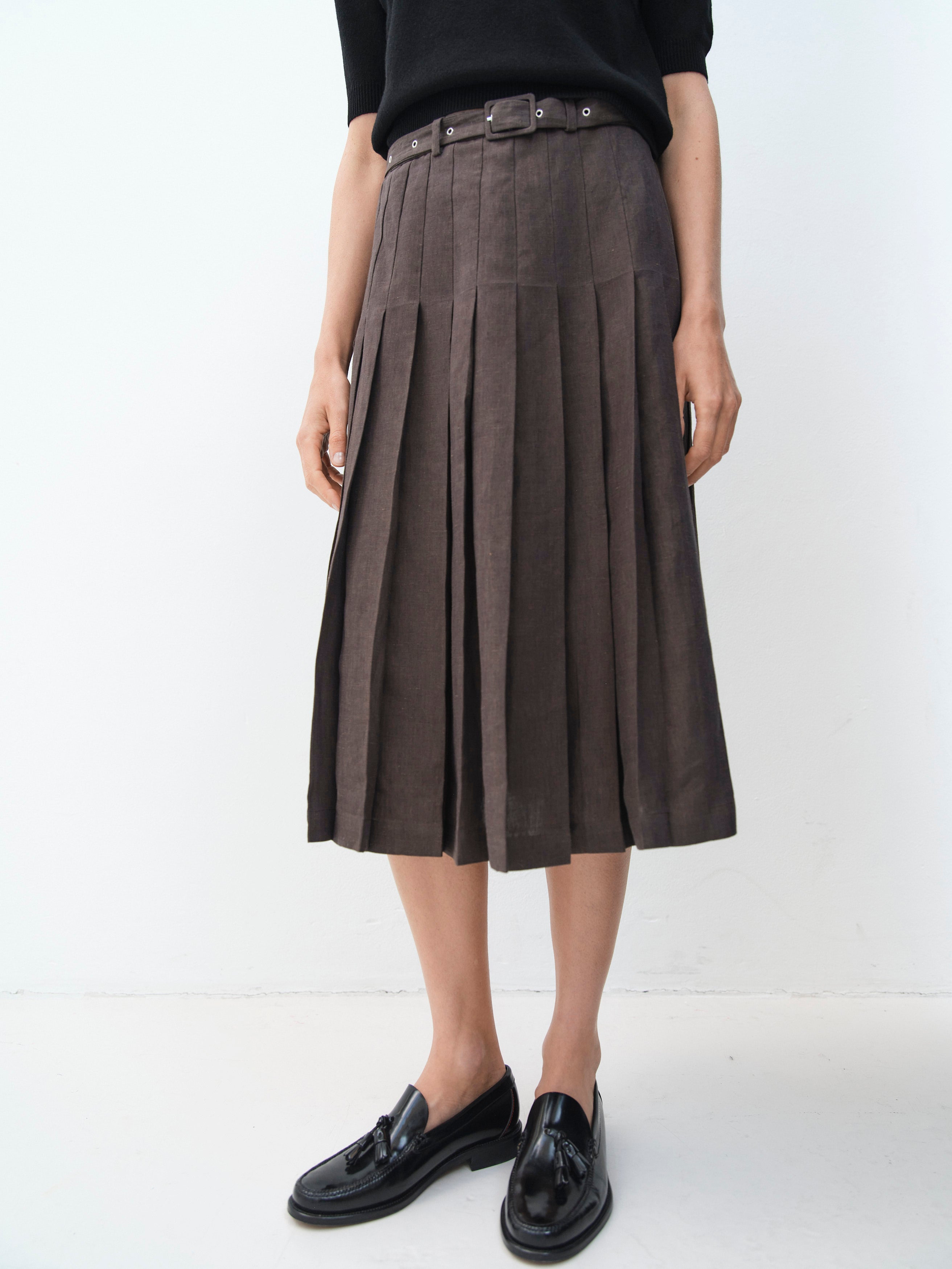STORM SKIRT / CHOCOLATE