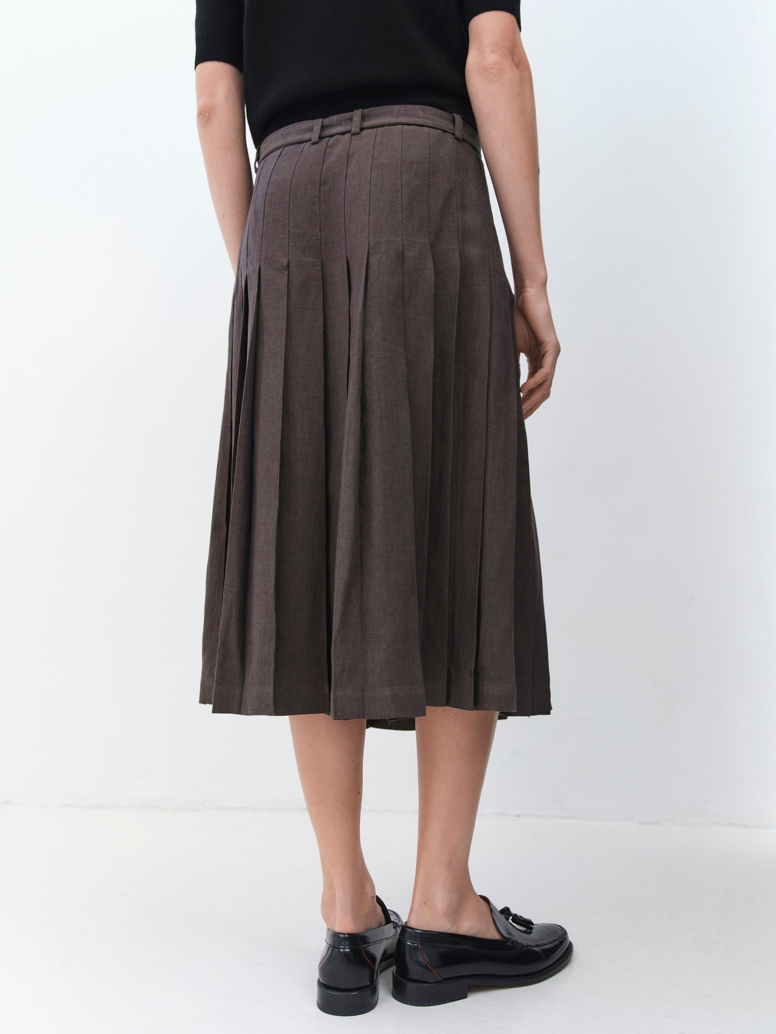 STORM SKIRT / CHOCOLATE