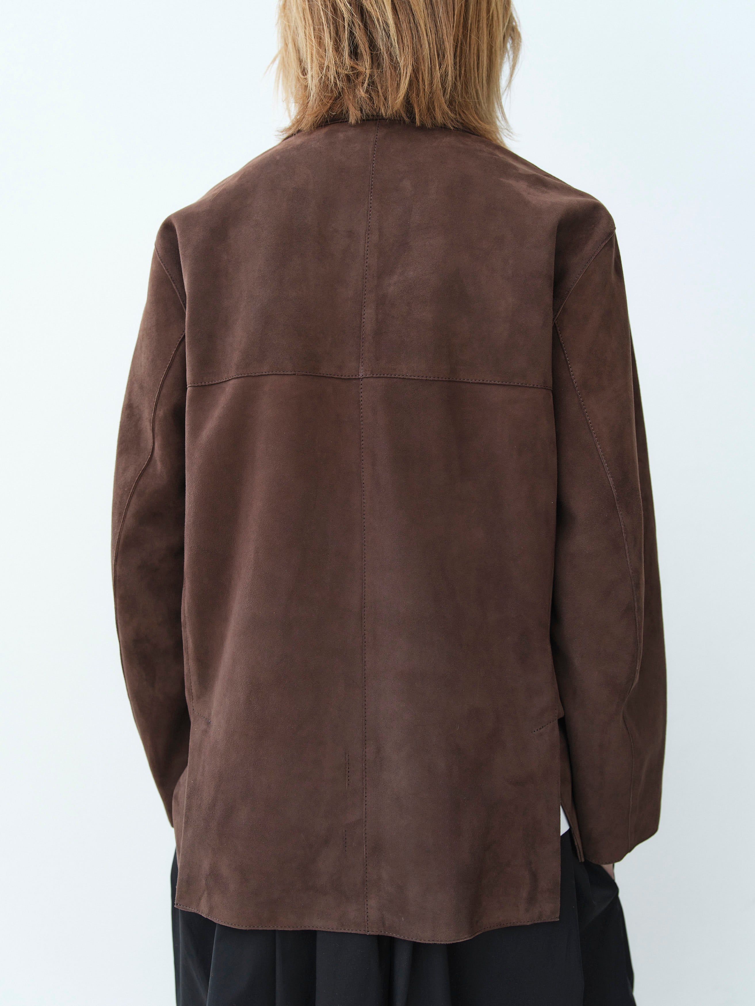 STEVE SUEDE JACKET / HAZELNUT