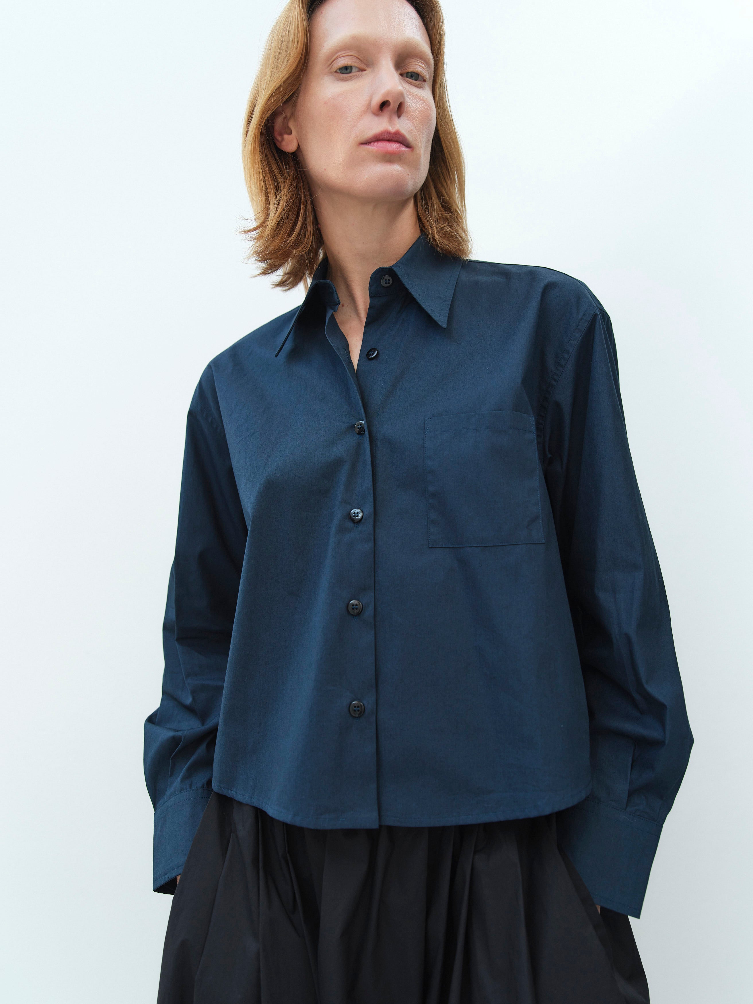 LOU LOU SHIRT / MIDNIGHT BLUE