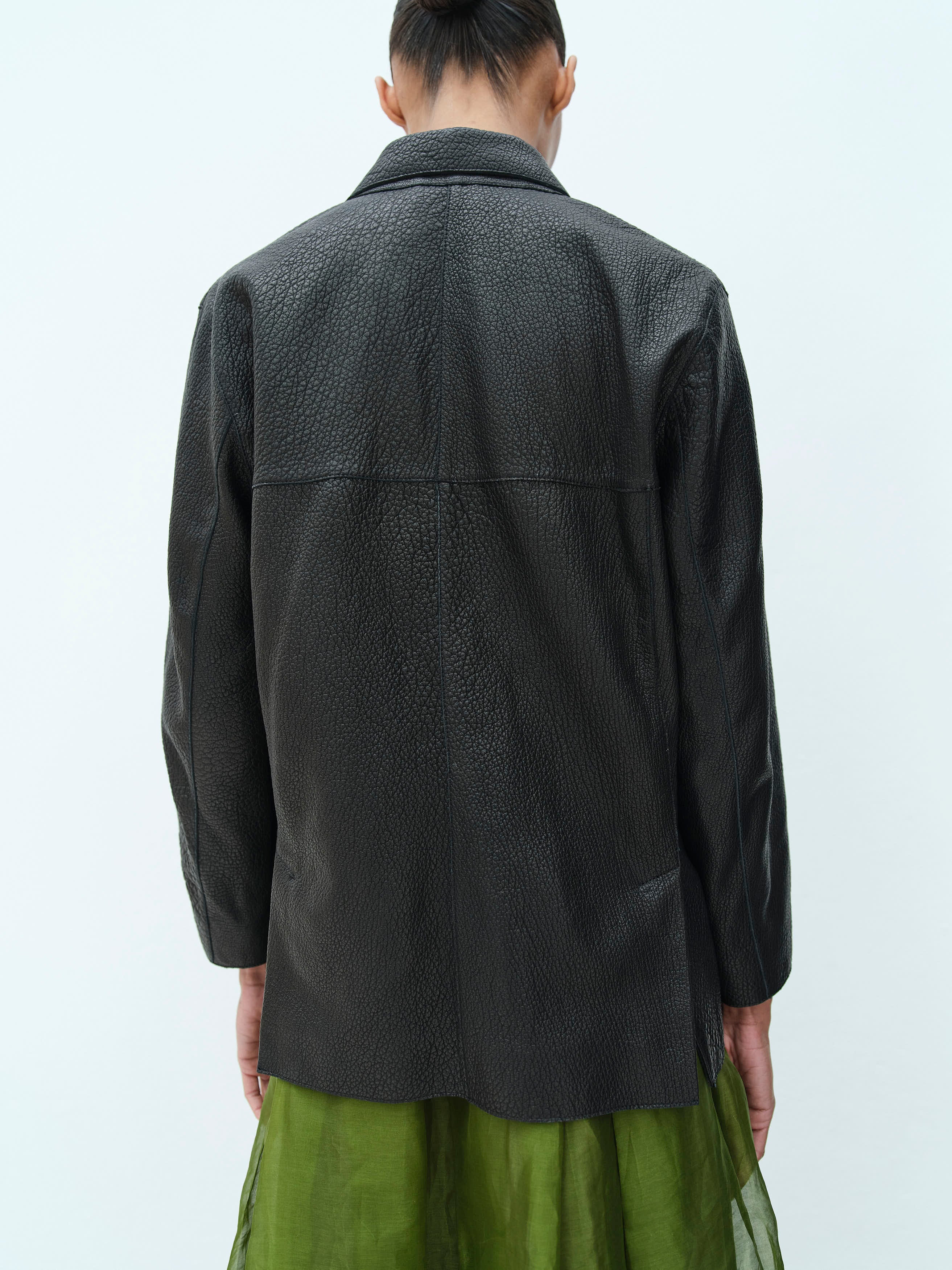 STEVE LEATHER JACKET / BLACK