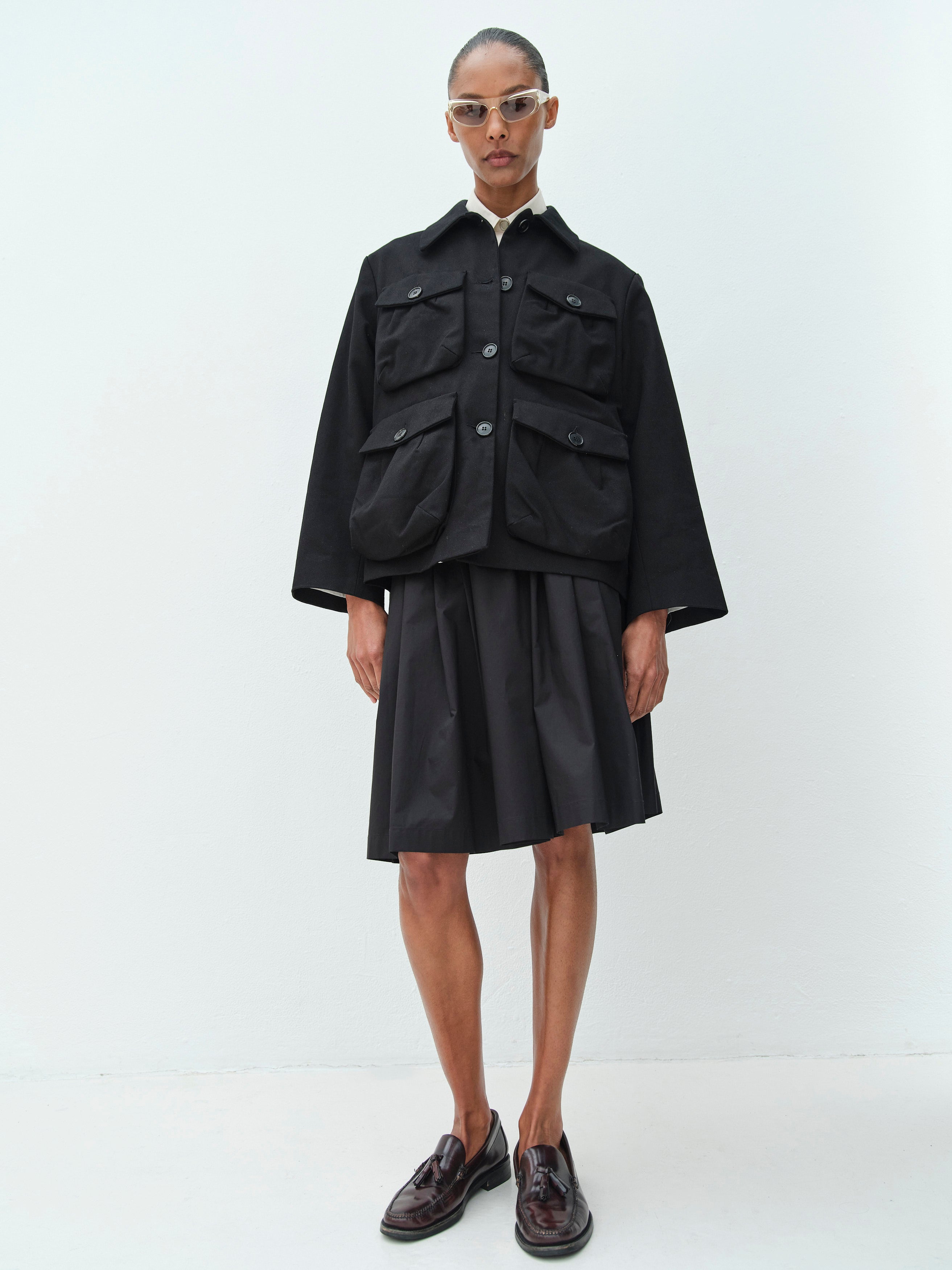 FRANK JACKET / BLACK TWILL
