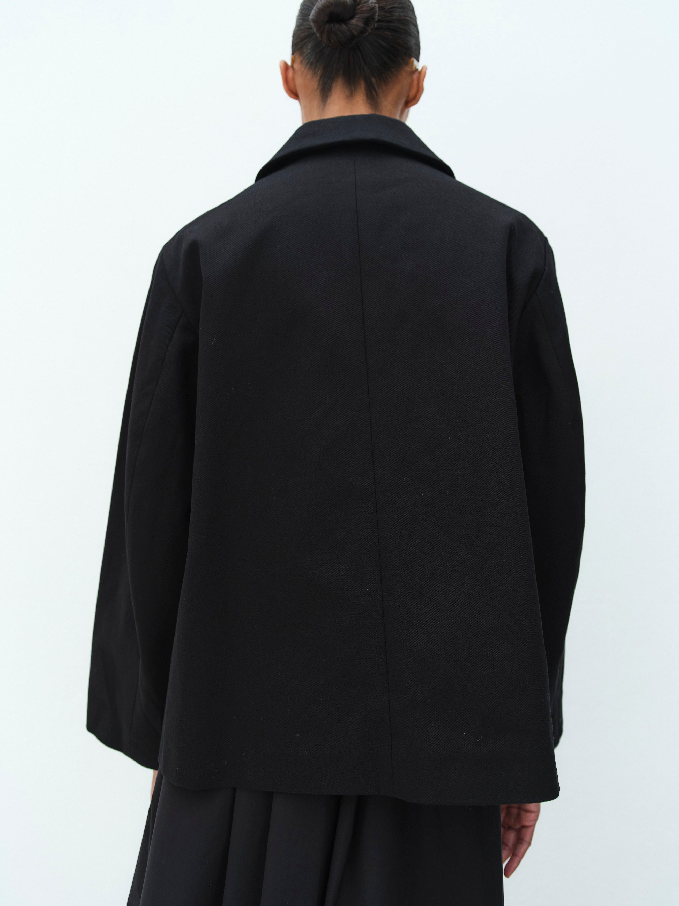 FRANK JACKET / BLACK TWILL