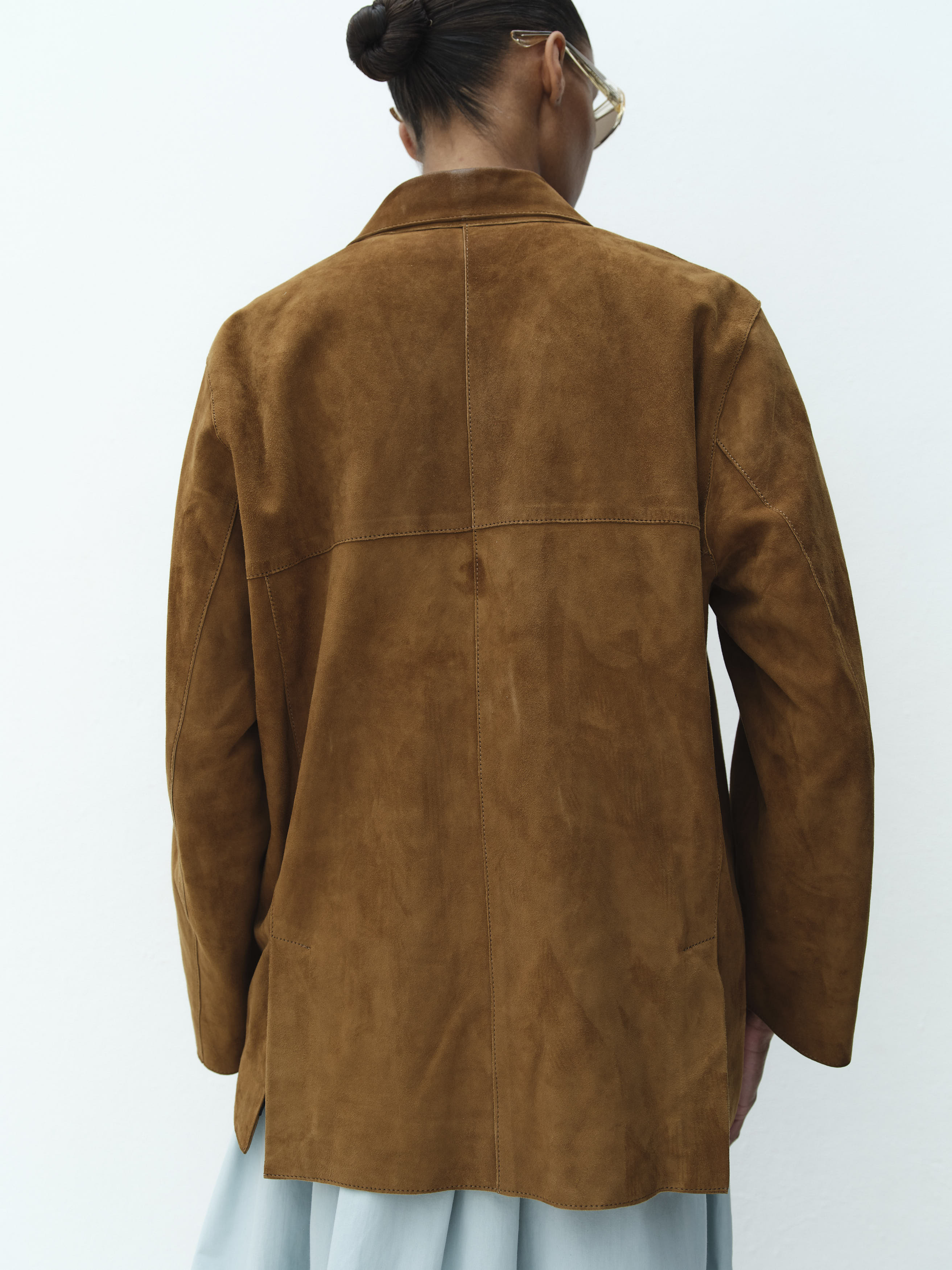 STEVE SUEDE JACKET / TOFFEE