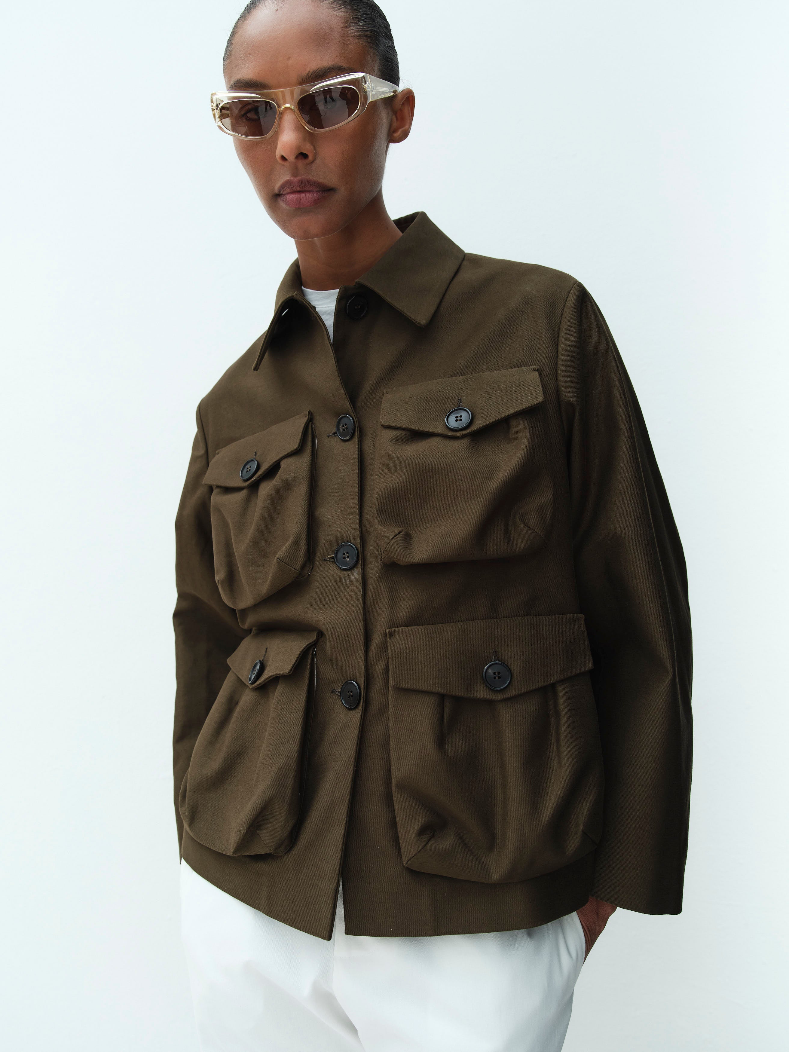 FRANK JACKET / KHAKI GREEN