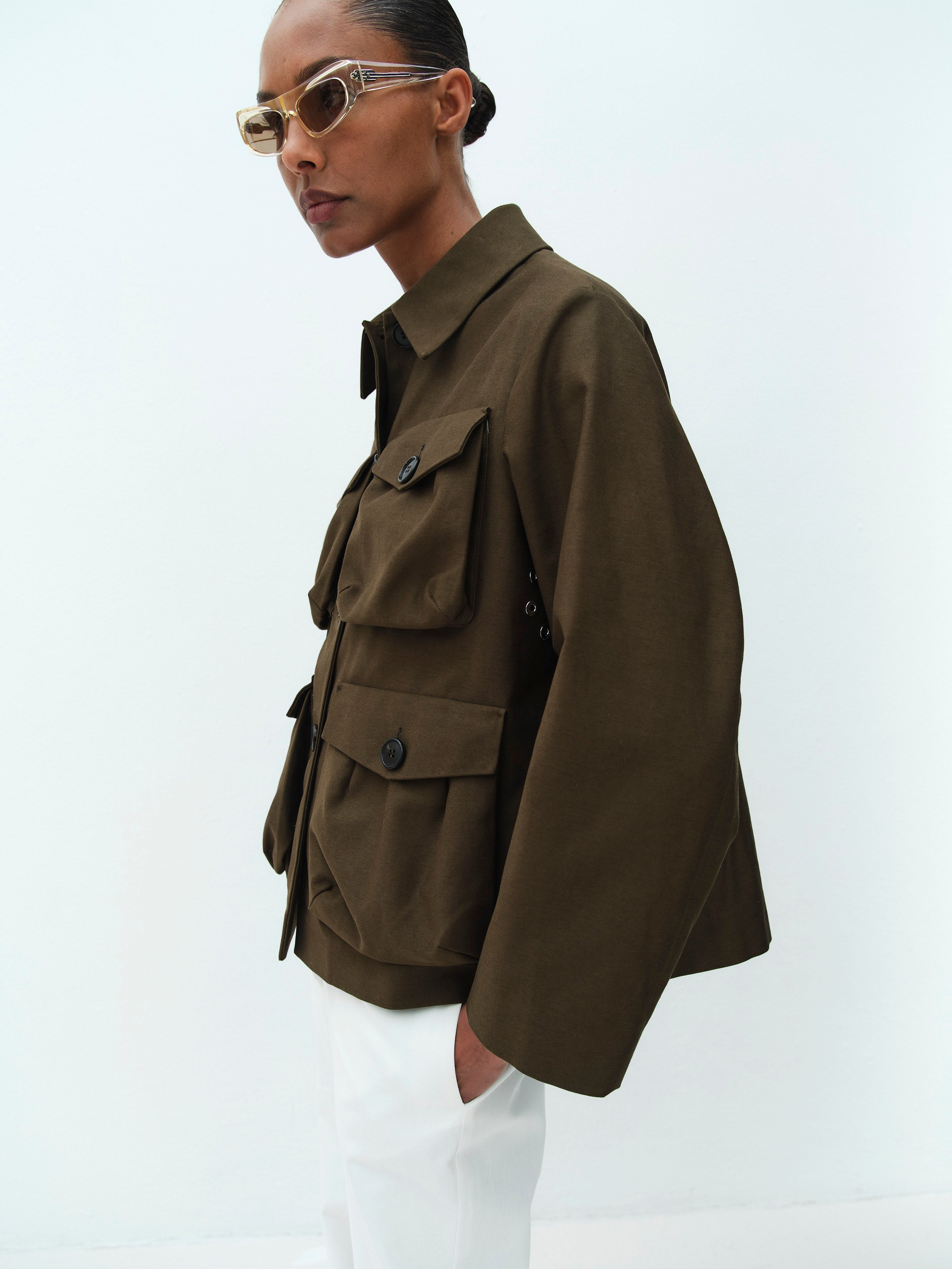 FRANK JACKET / KHAKI GREEN