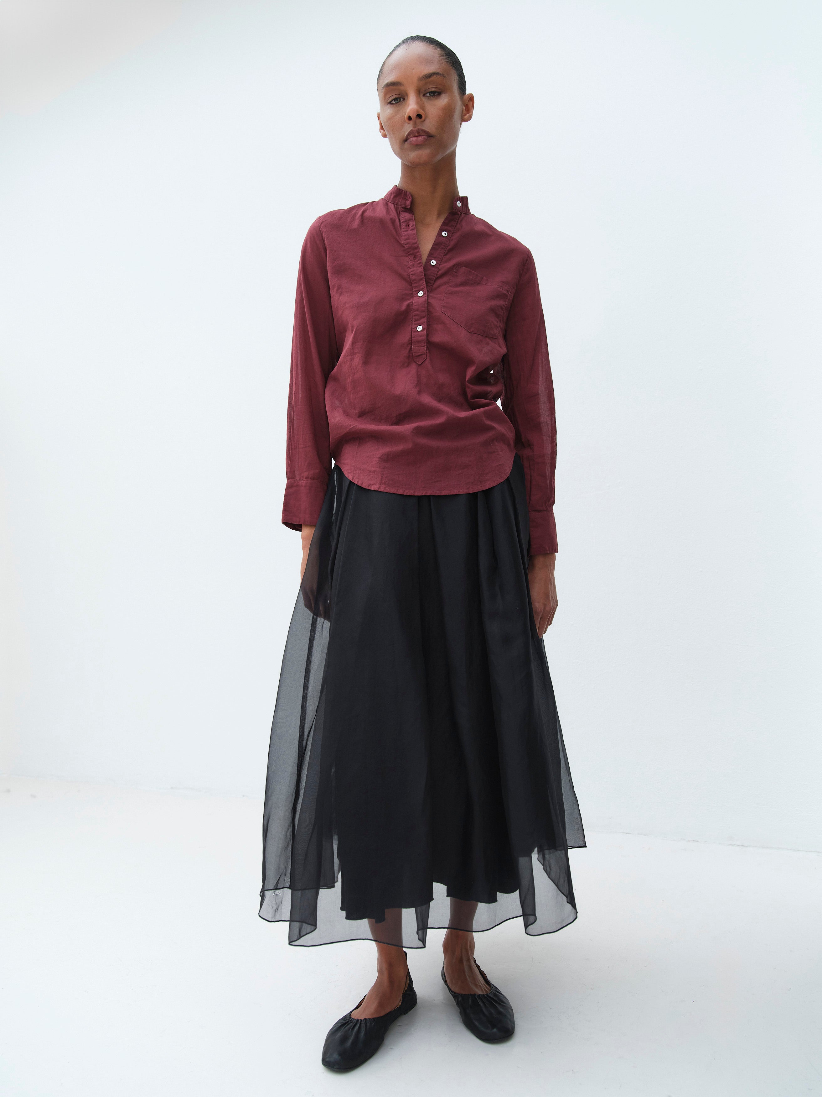 CAROLINA SHIRT / BORDEAUX