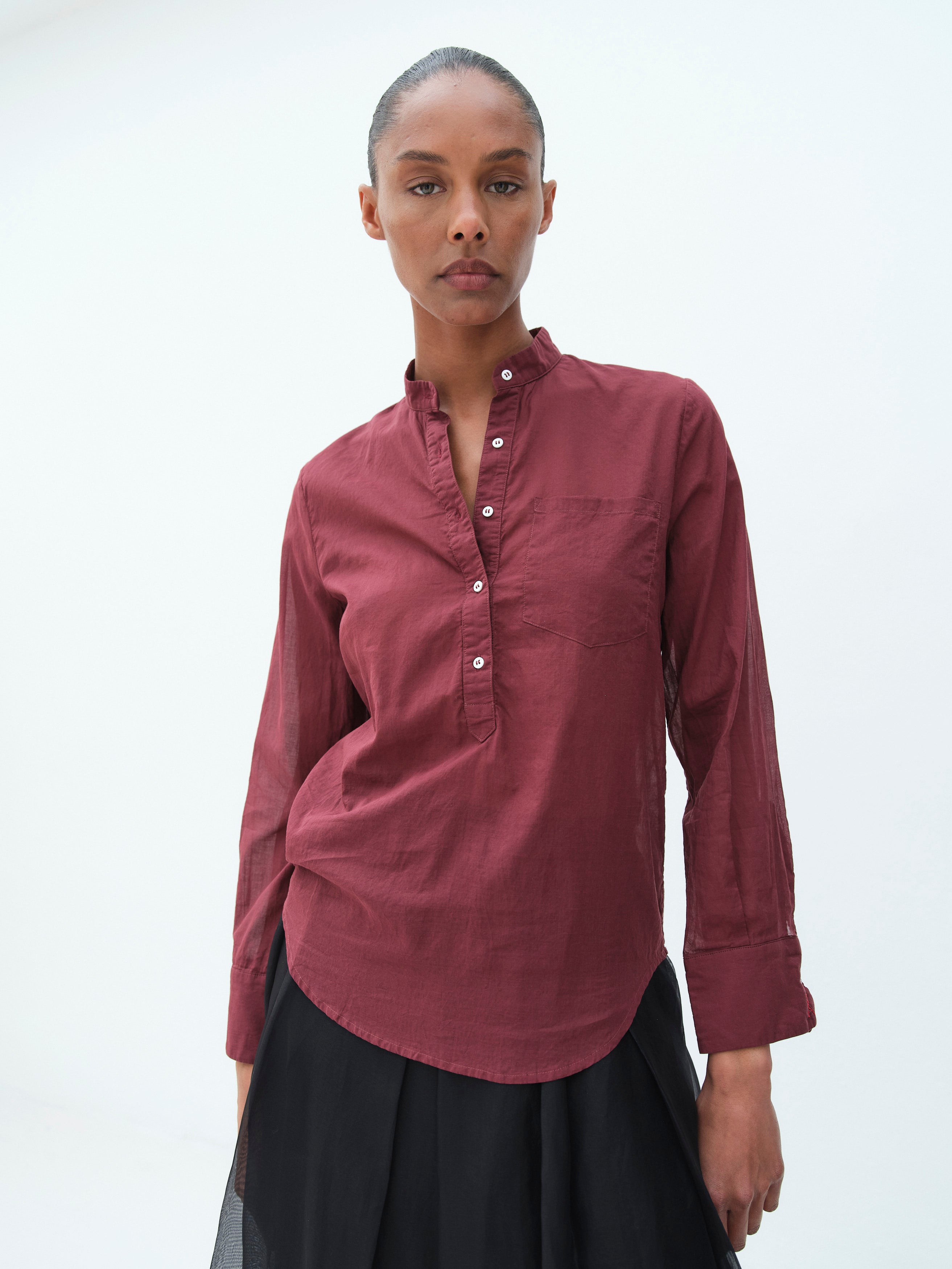CAROLINA SHIRT / BORDEAUX