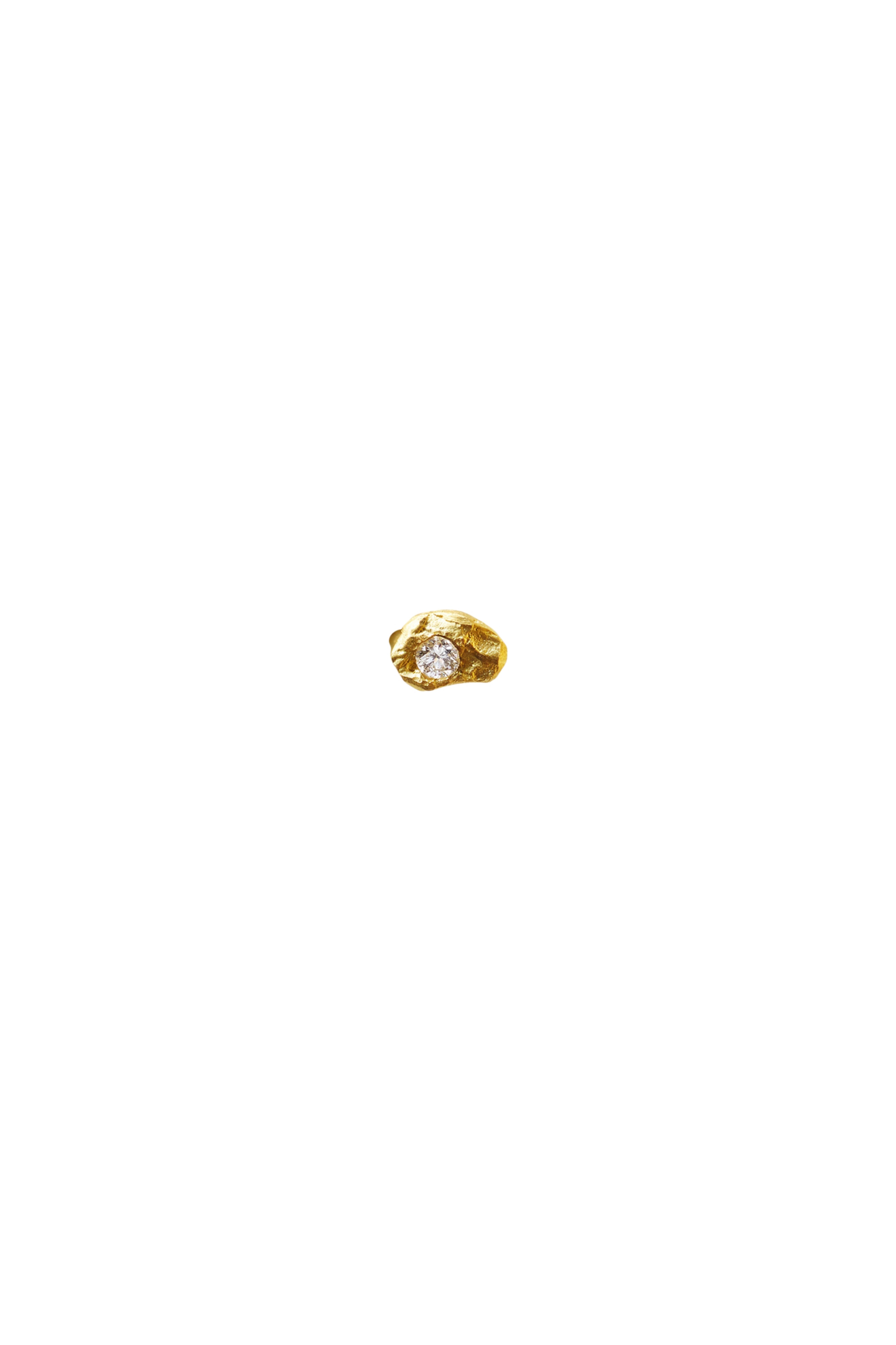 ELHANATI, IMAN 0,02CT DIAMOND 18K GOLD EARRING, SINGLE