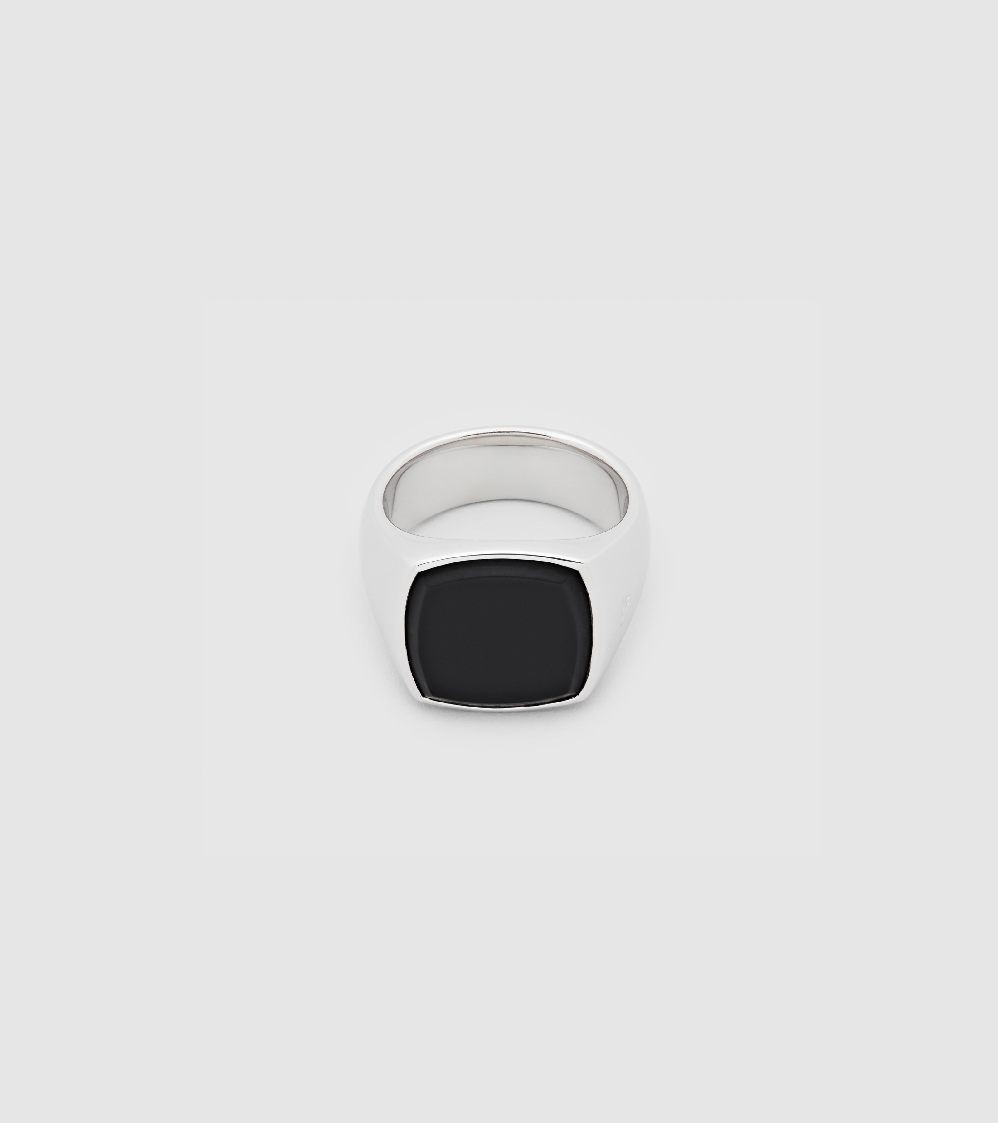 TOM WOOD / CUSHION, BLACK ONYX SILVER