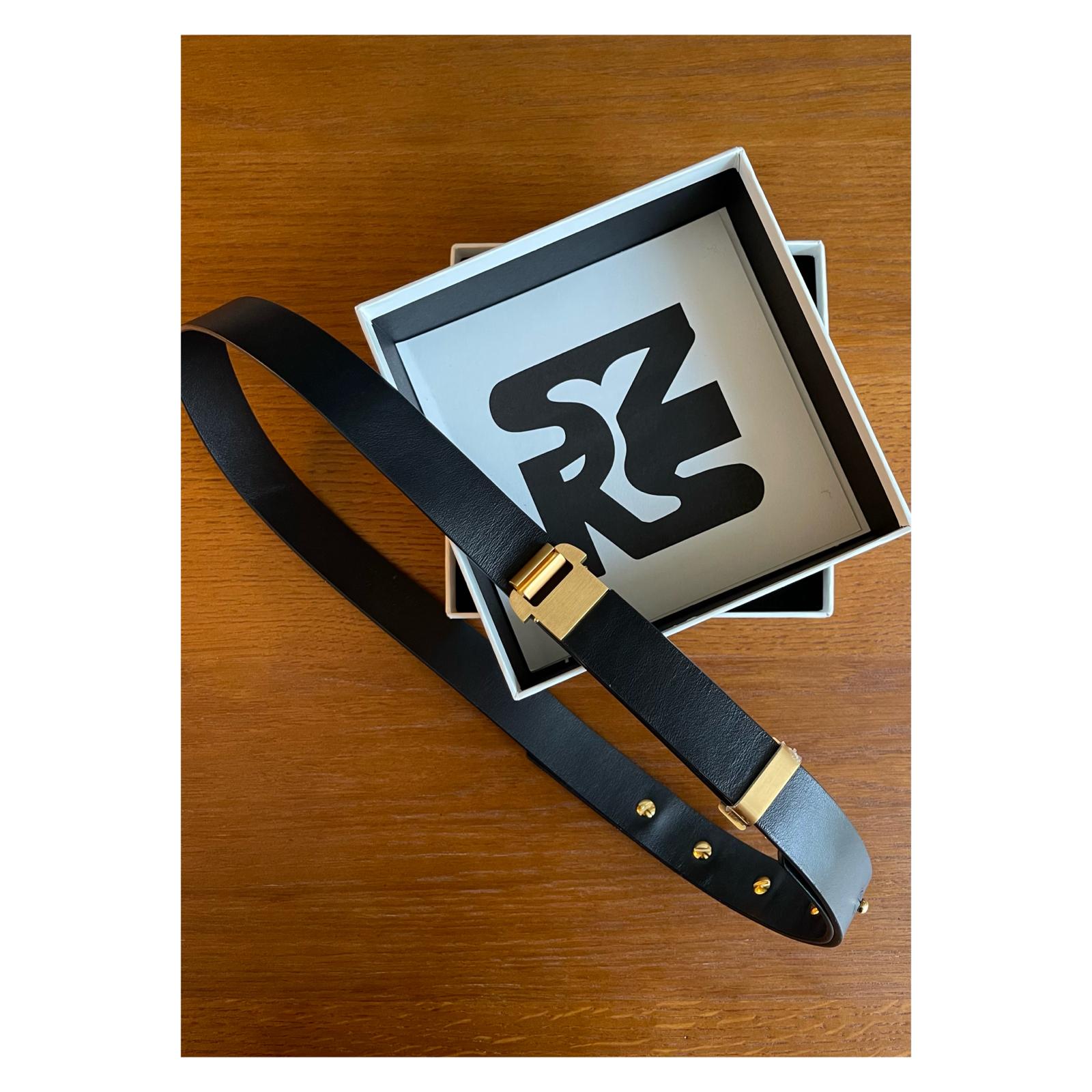 SUSAN SZATMARY, VOLTAIRE BELT / BLACK-GOLD
