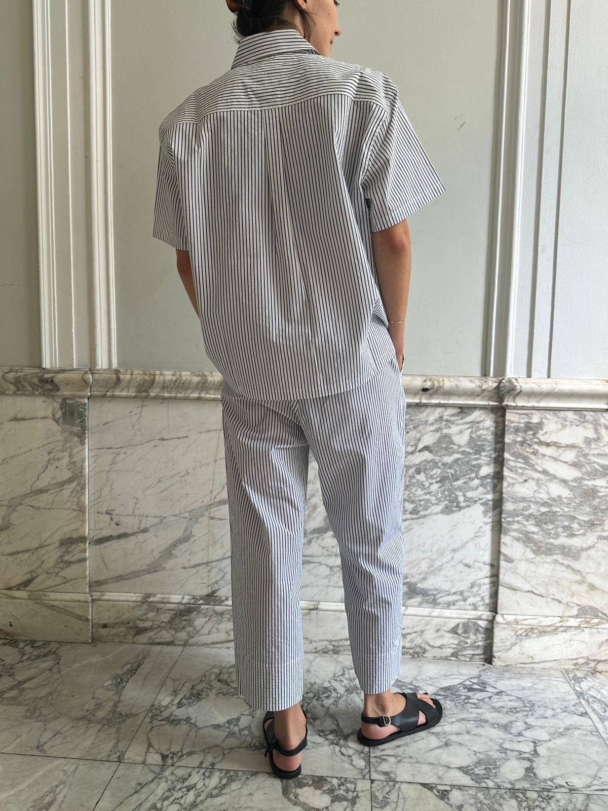 HAVANA SHIRT / NAVY-WHITE
