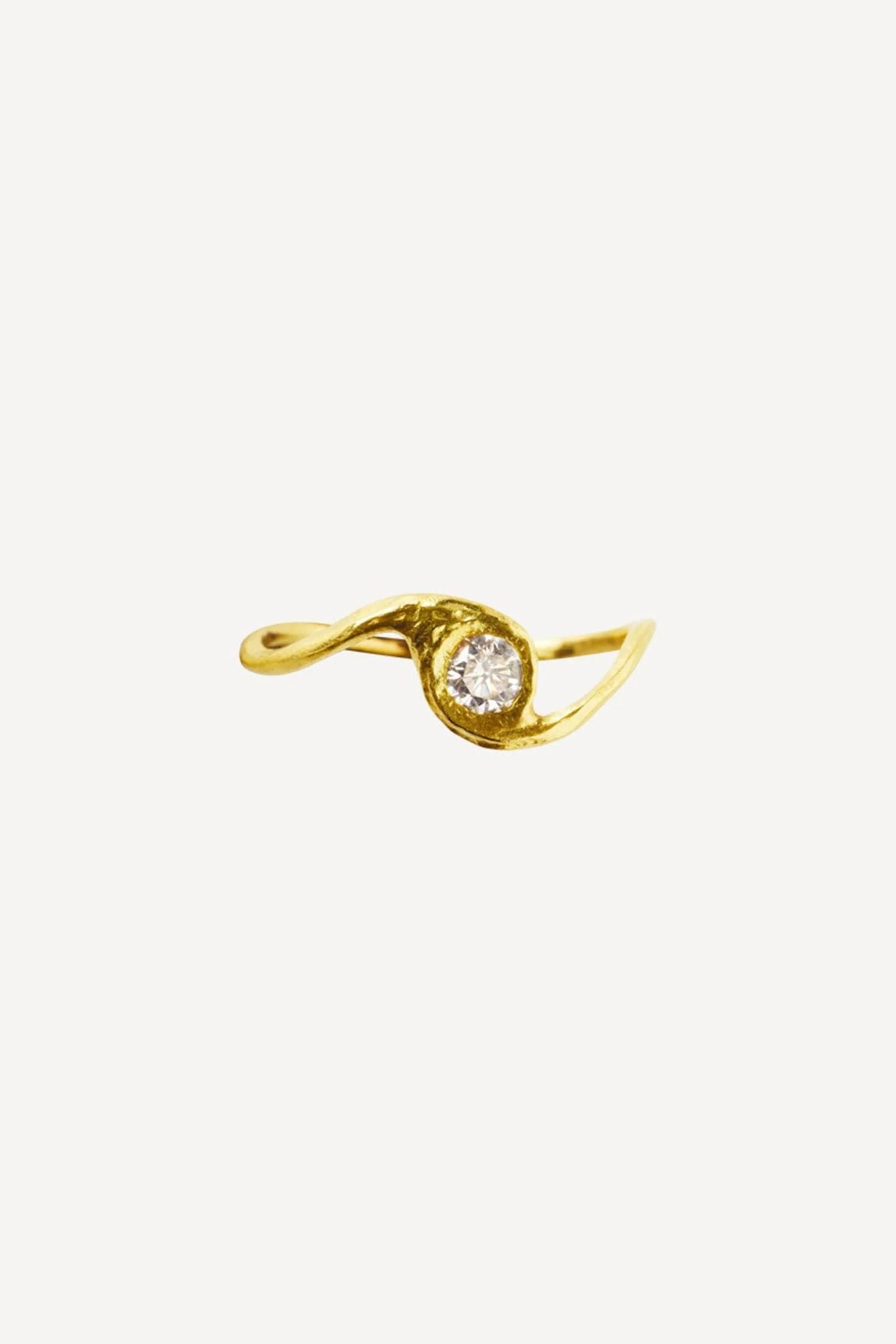 ELHANATI, IMAN 0,20CT PETITE DIAMOND 18K GOLD RING