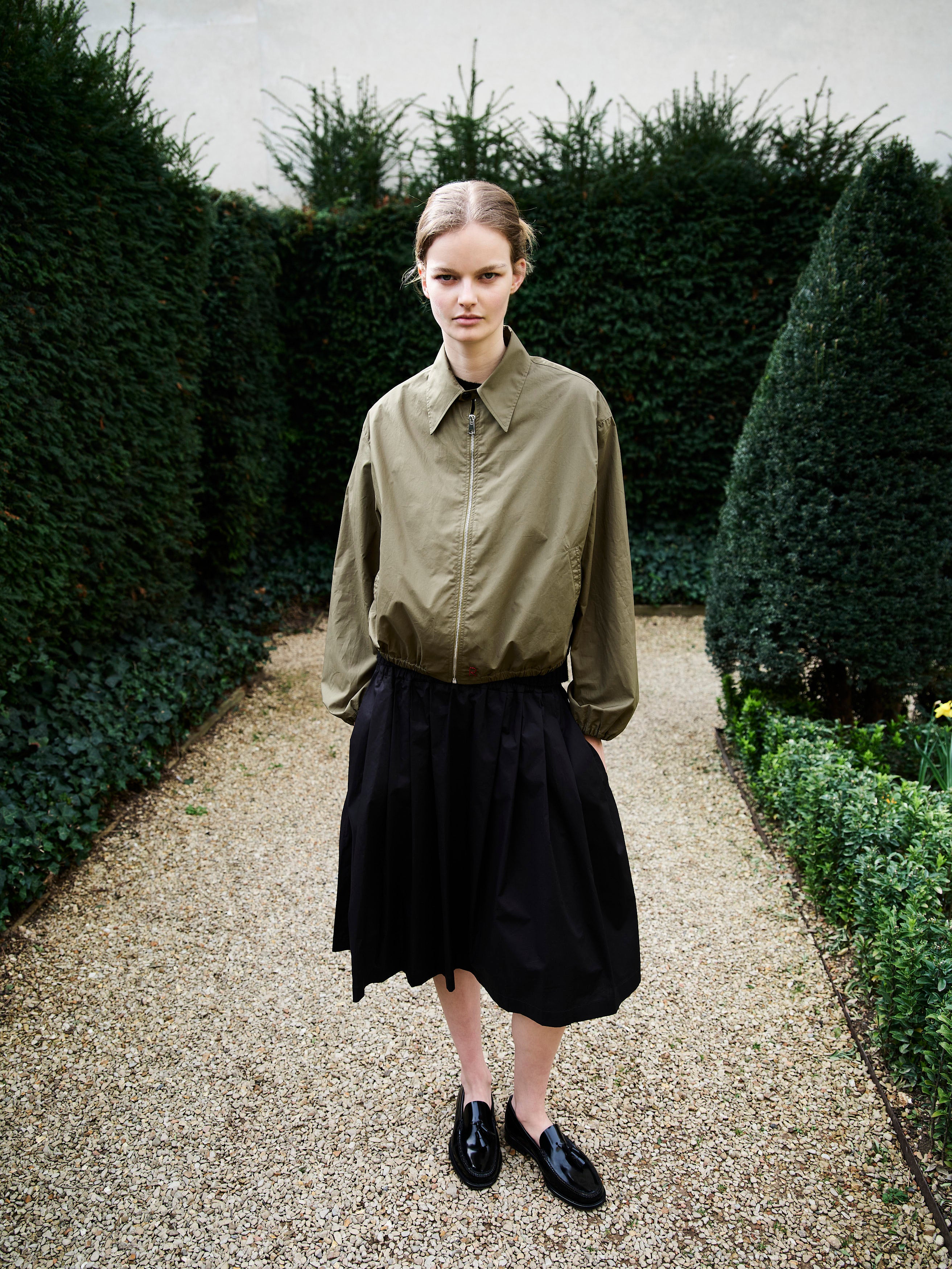 RALPH JACKET / OLIVE POPLIN